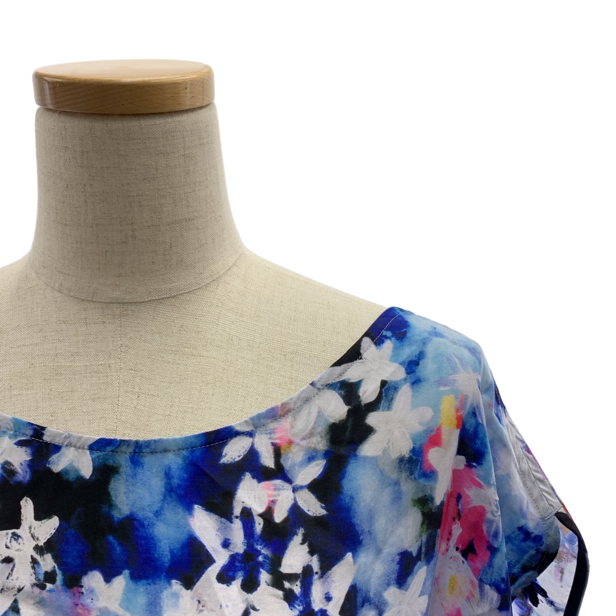 Paul Smith / ポールスミス 総柄 フラワー ベルテッド ドレス ワンピース