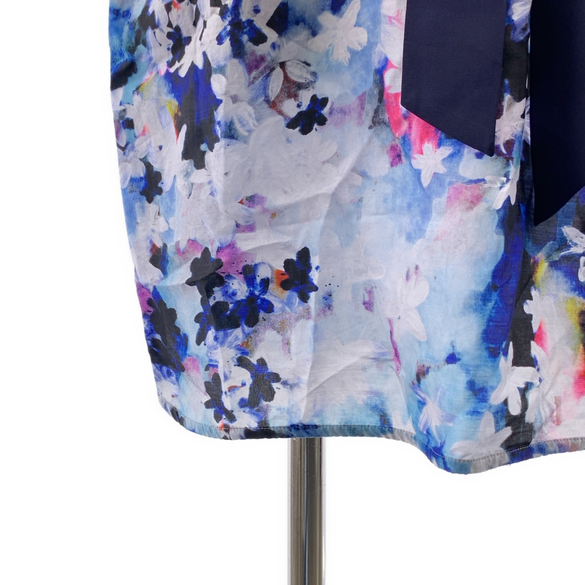 Paul Smith / ポールスミス 総柄 フラワー ベルテッド ドレス ワンピース