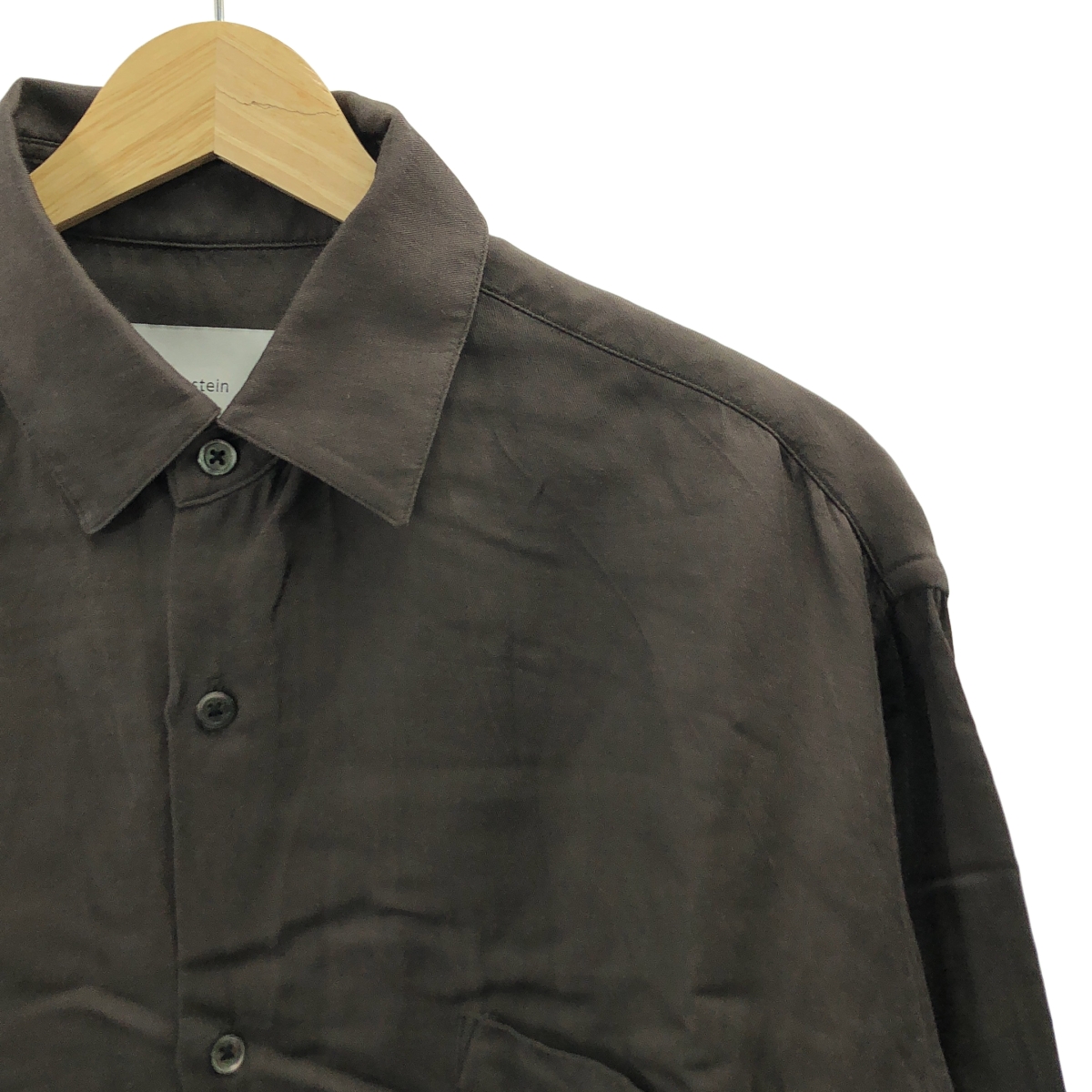 stein / シュタイン VIS/LI TWILL OVERSIZED LS SHIRT / ヴィスコースレーヨン リネン オーバー シャツ