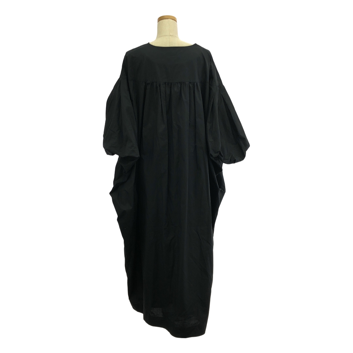 emmi atelier / エミアトリエ 袖バルーン コットン シャツワンピース