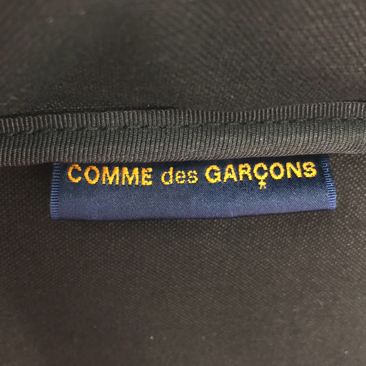 COMME des GARCONS / コムデギャルソン 牛革 カウレザー ロゴ ハンド ボストンバッグ