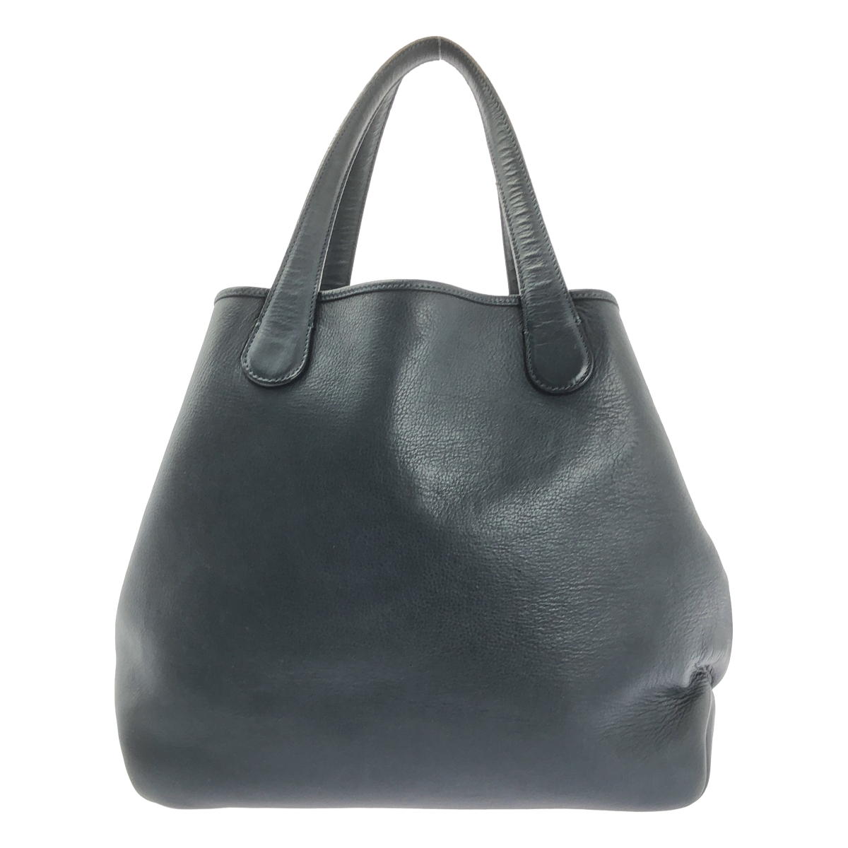 GIORGIO ARMANI / ジョルジオアルマーニ ポーチ付き レザー トートバッグ