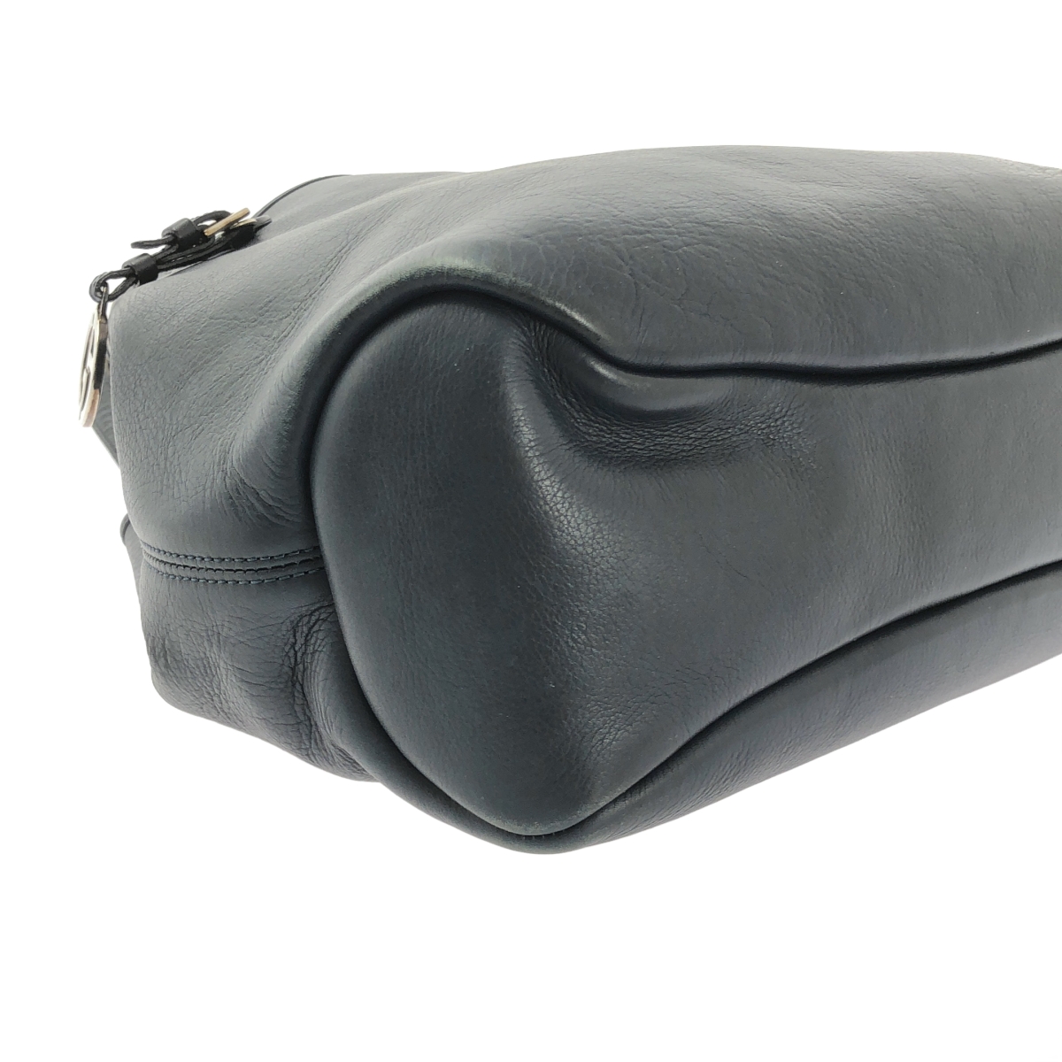 GIORGIO ARMANI / ジョルジオアルマーニ ポーチ付き レザー トートバッグ