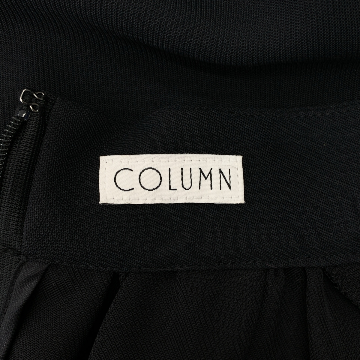 COLUMN / コラム ギャザーネック スタンドカラー ブラウス シャツ