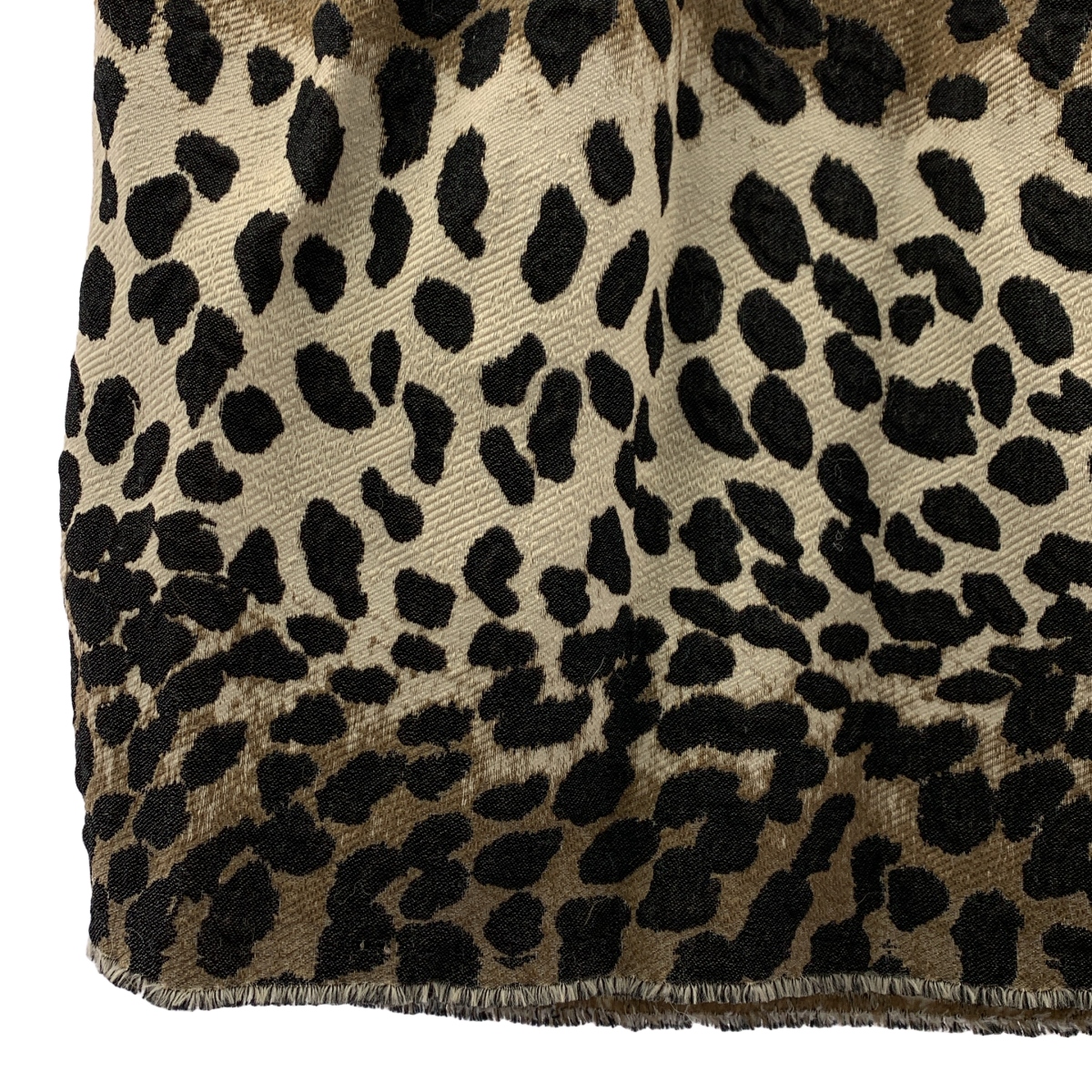 MADISON BLUE / マディソンブルー TUCK COCOON SKIRT ANIMAL JQ レオパード柄 ジャガード タック コクーンスカート