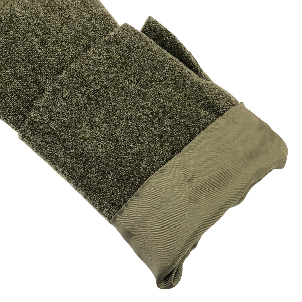 Agnes b. / アニエスベー ウール ビッグカラー スリットスリーブ ジャケット / 総裏地