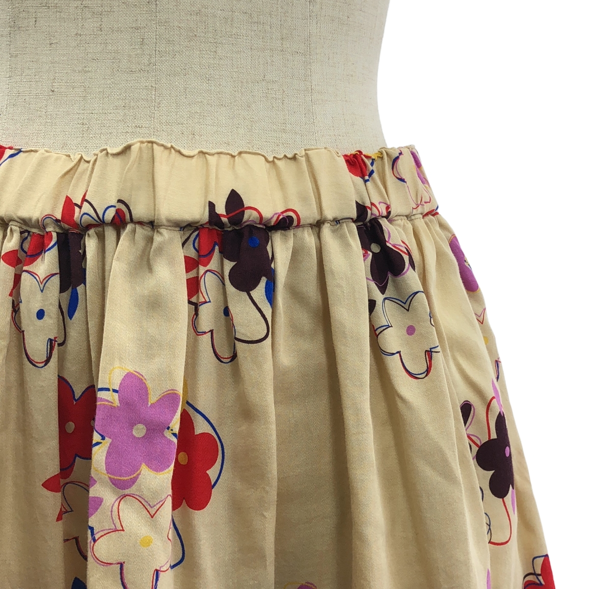 COMME des GARCONS GIRL / コムデギャルソンガール Floral Print Skirt 花柄 プリント イージースカート