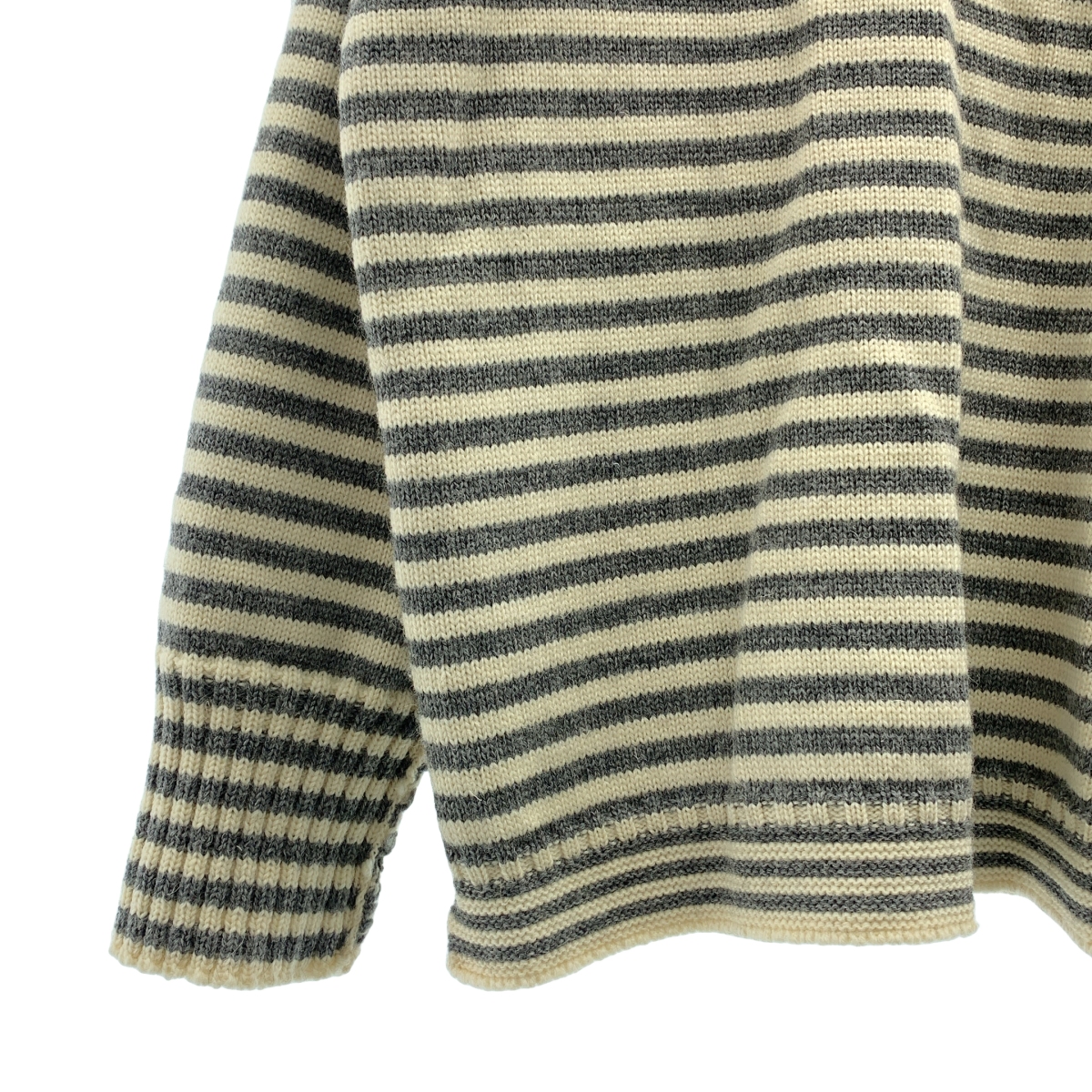 LE TRICOTEUR / ルトリコチュール ウール ガンジー セーター ニット