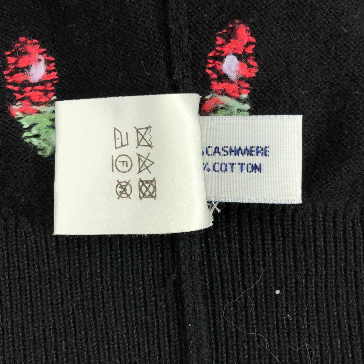 その他 コットン カシミヤ クルーネック カーディガン