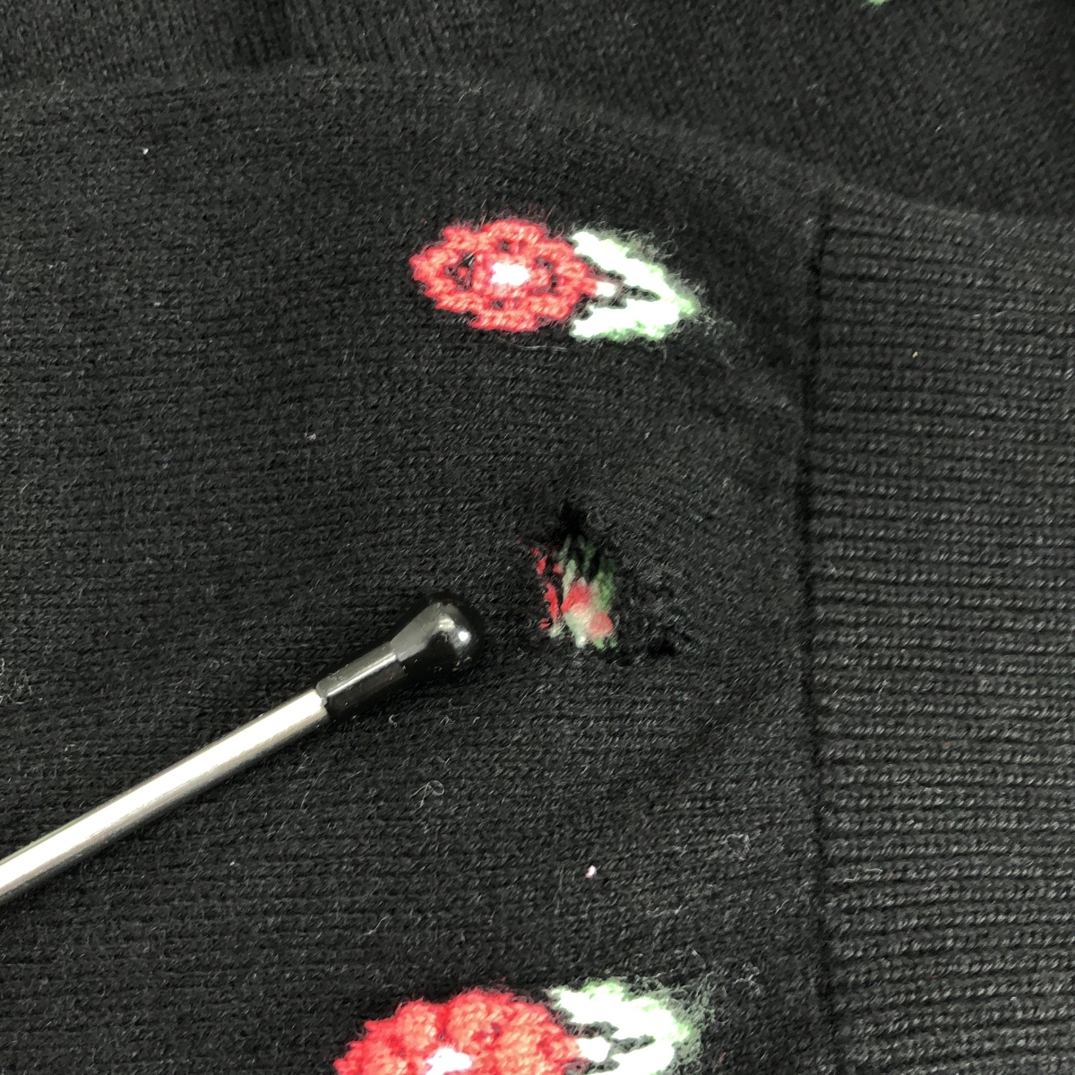 その他 コットン カシミヤ クルーネック カーディガン