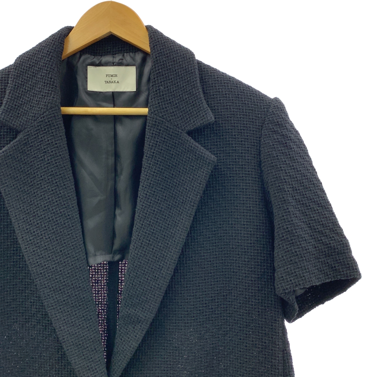 FUMIE=TANAKA / フミエタナカ nature hlfe JK ノッチドラペル ジャケット