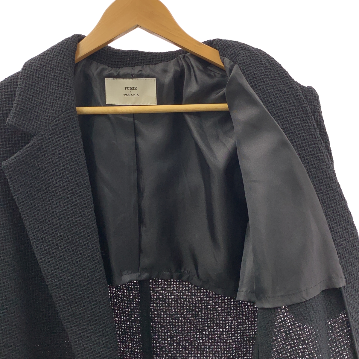 FUMIE=TANAKA / フミエタナカ nature hlfe JK ノッチドラペル ジャケット