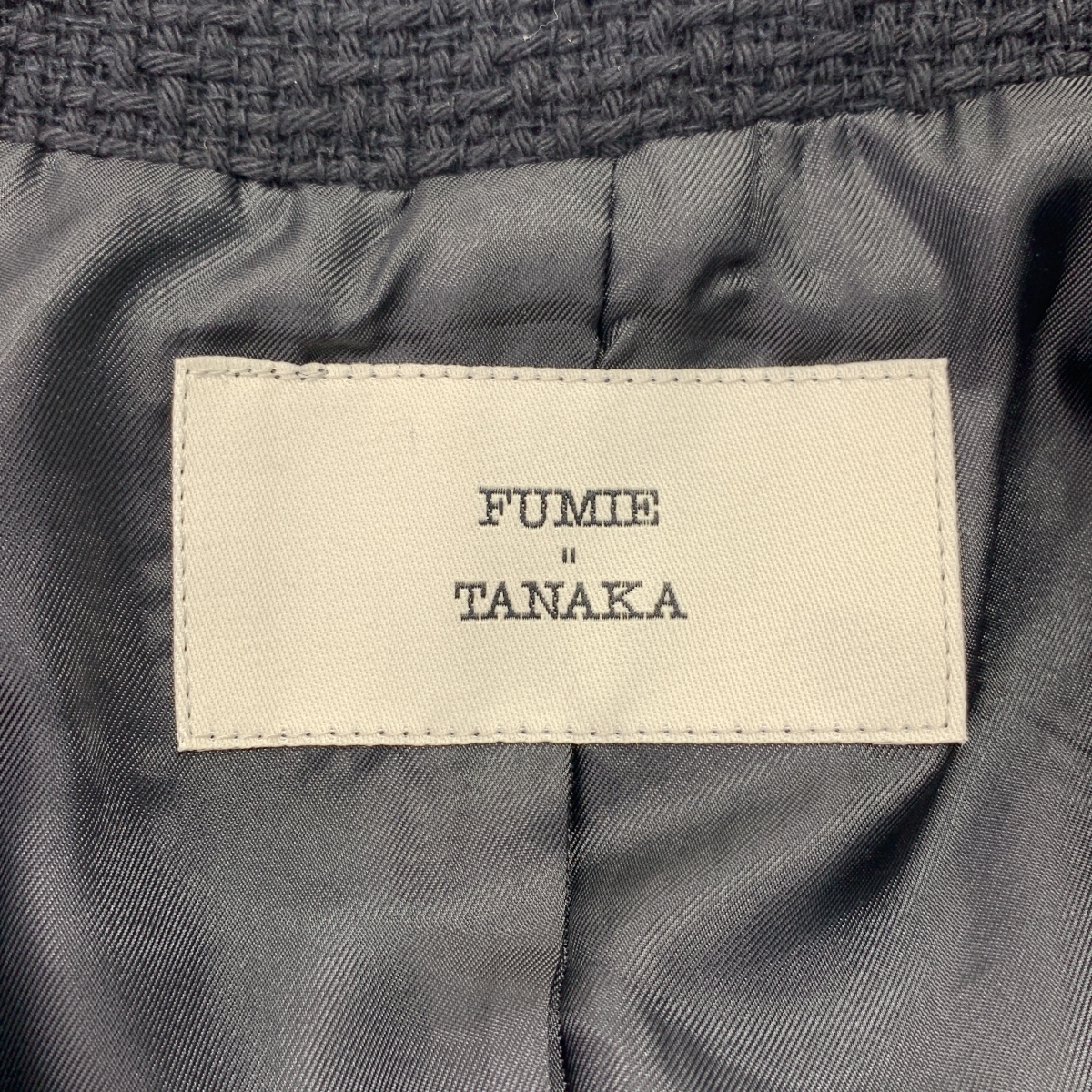 FUMIE=TANAKA / フミエタナカ nature hlfe JK ノッチドラペル ジャケット