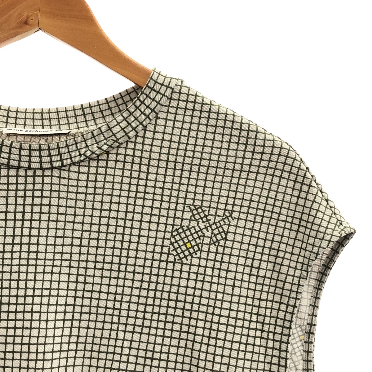 mina perhonen / ミナペルホネン faint shadow / フェイントシャドウ 総柄 ポケット付き ワンピース