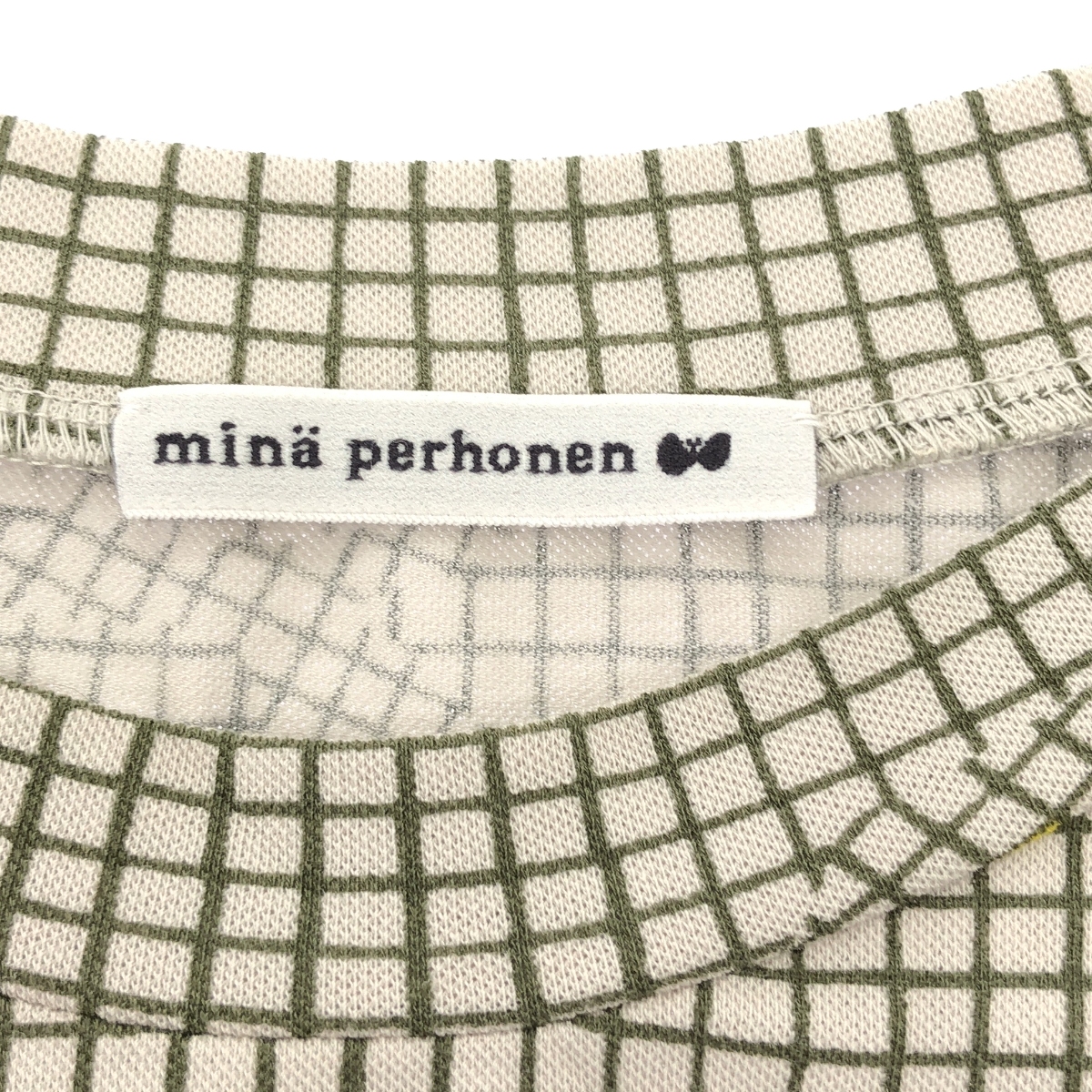 mina perhonen / ミナペルホネン faint shadow / フェイントシャドウ 総柄 ポケット付き ワンピース