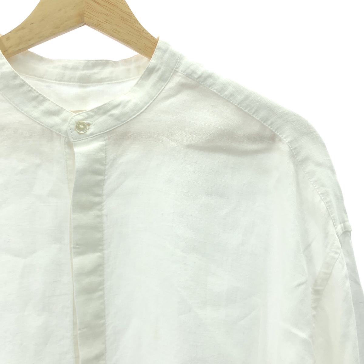 kagure / かぐれ リネン チュニック シャツ