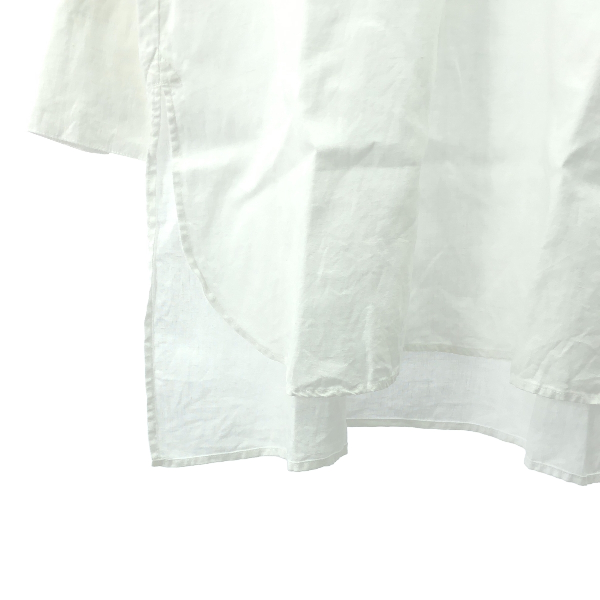 kagure / かぐれ リネン チュニック シャツ