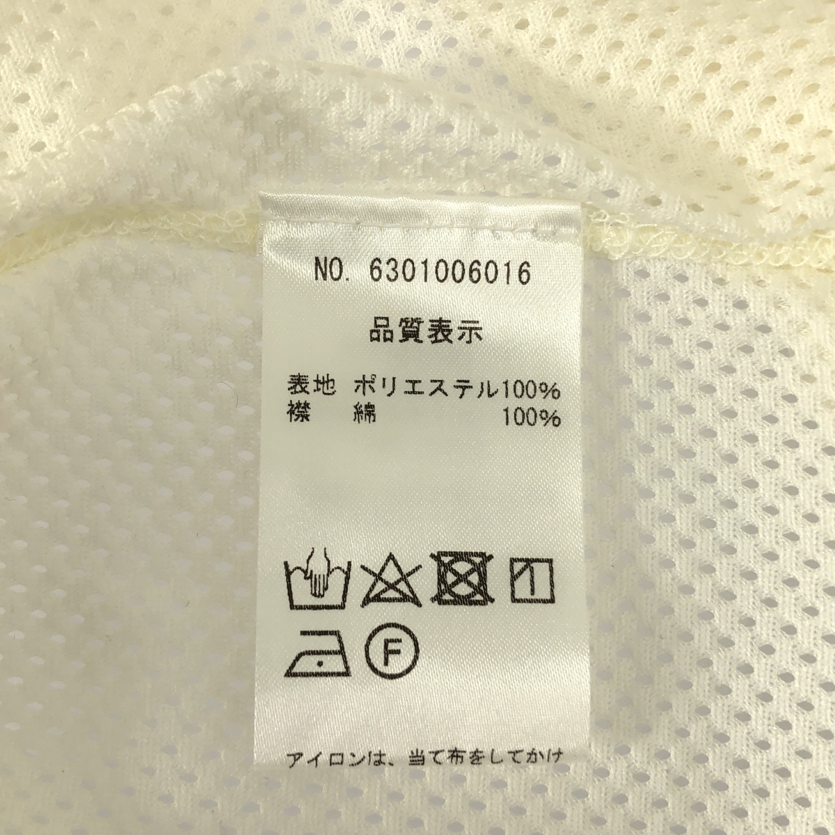 NOWOS / ノーウォス mesh T-shirt メッシュ ナンバリング カットソー