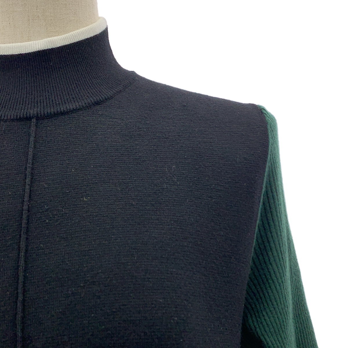 UN3D / アンスリード TRI-COLLOR COCOON KNIT OP トリコロール ニット ワンピース