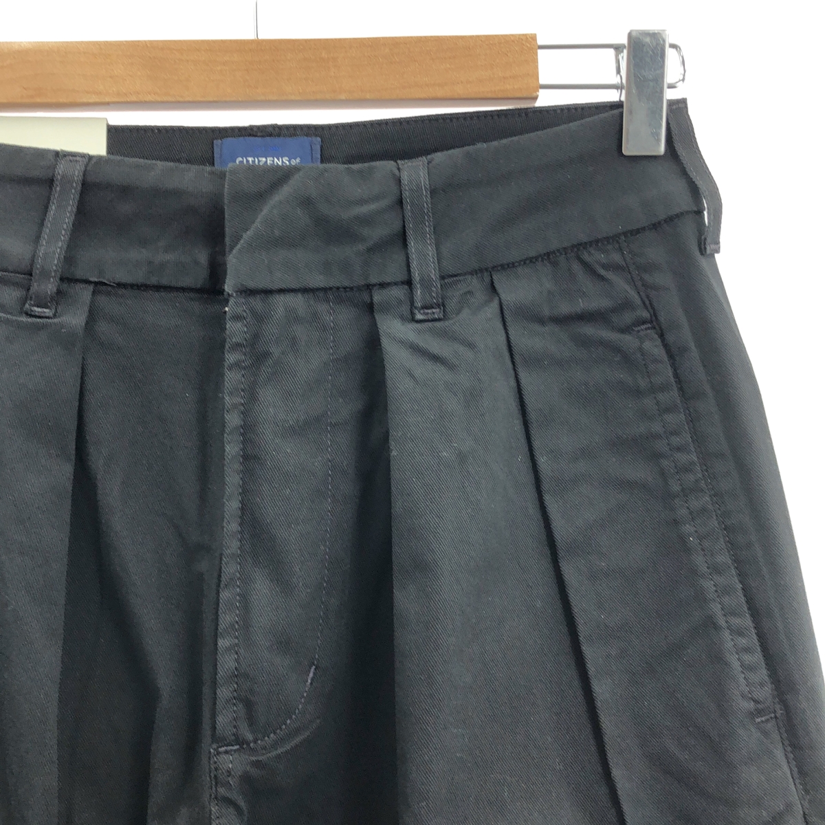 MUSE de Deuxieme Classe / ミューズドゥーズィーエムクラス 【CITIZENS of HUMANITY / シチズンズ・オブ・ヒューマニティ】 PLEATED TROUSER  ストレッチコットン ワイドパンツ