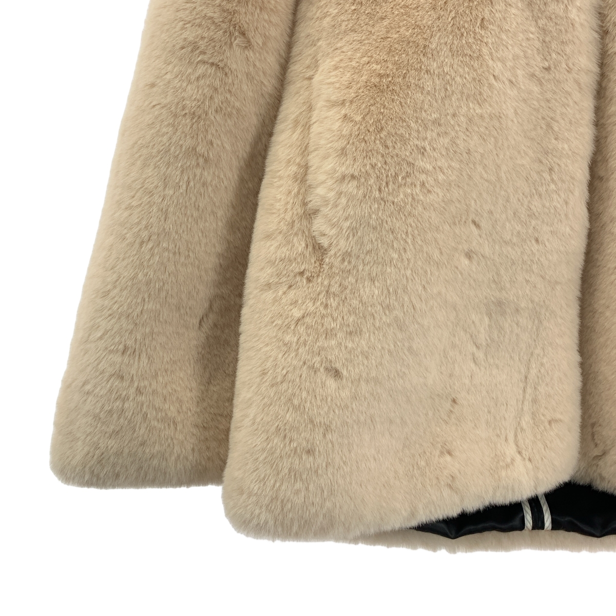 H BRAND / エイチブランド MARINA フェイクファー フーデッド ジャケット ショートコート