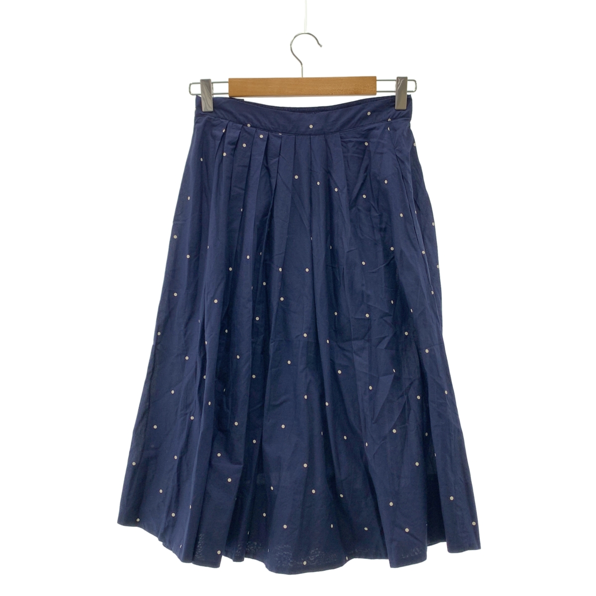 MARGARET HOWELL / マーガレットハウエル ドットプリントタックスカート