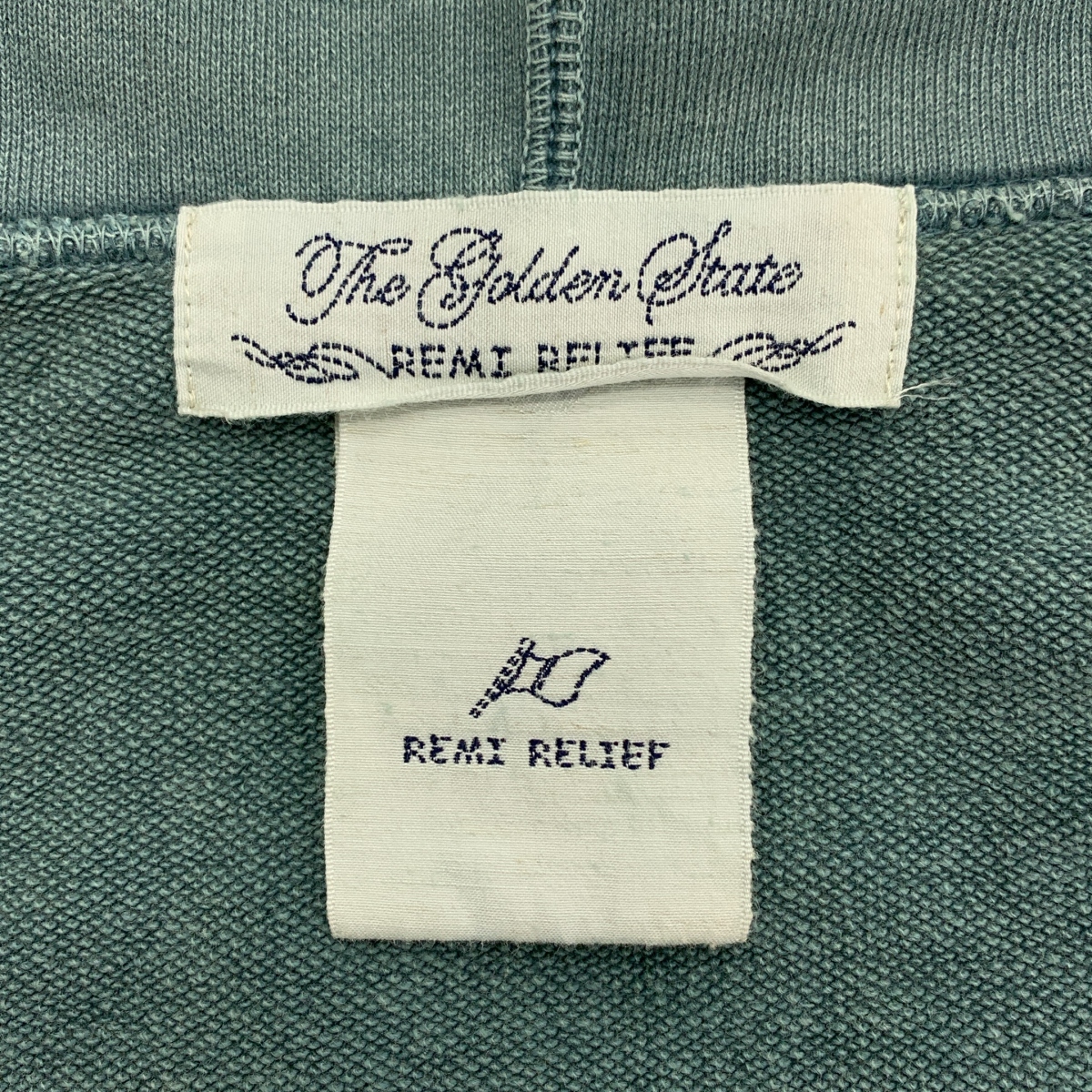 REMI RELIEF / レミレリーフ ヴィンテージ加工 フーディ プルオーバーパーカー