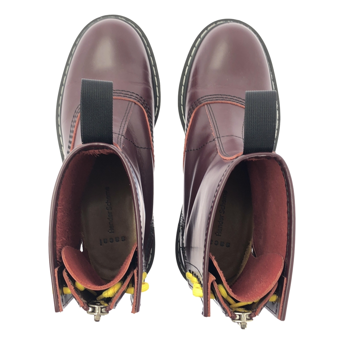 sacai / サカイ × Hender scheme / エンダースキーマ ロゴジップ ショートブーツ