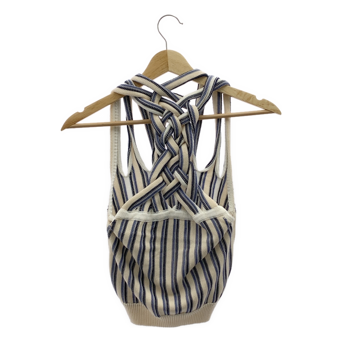 Y/PROJECT / ワイプロジェクト BRAIDED NECK KNIT TOP ブレイデッド ネック ニット