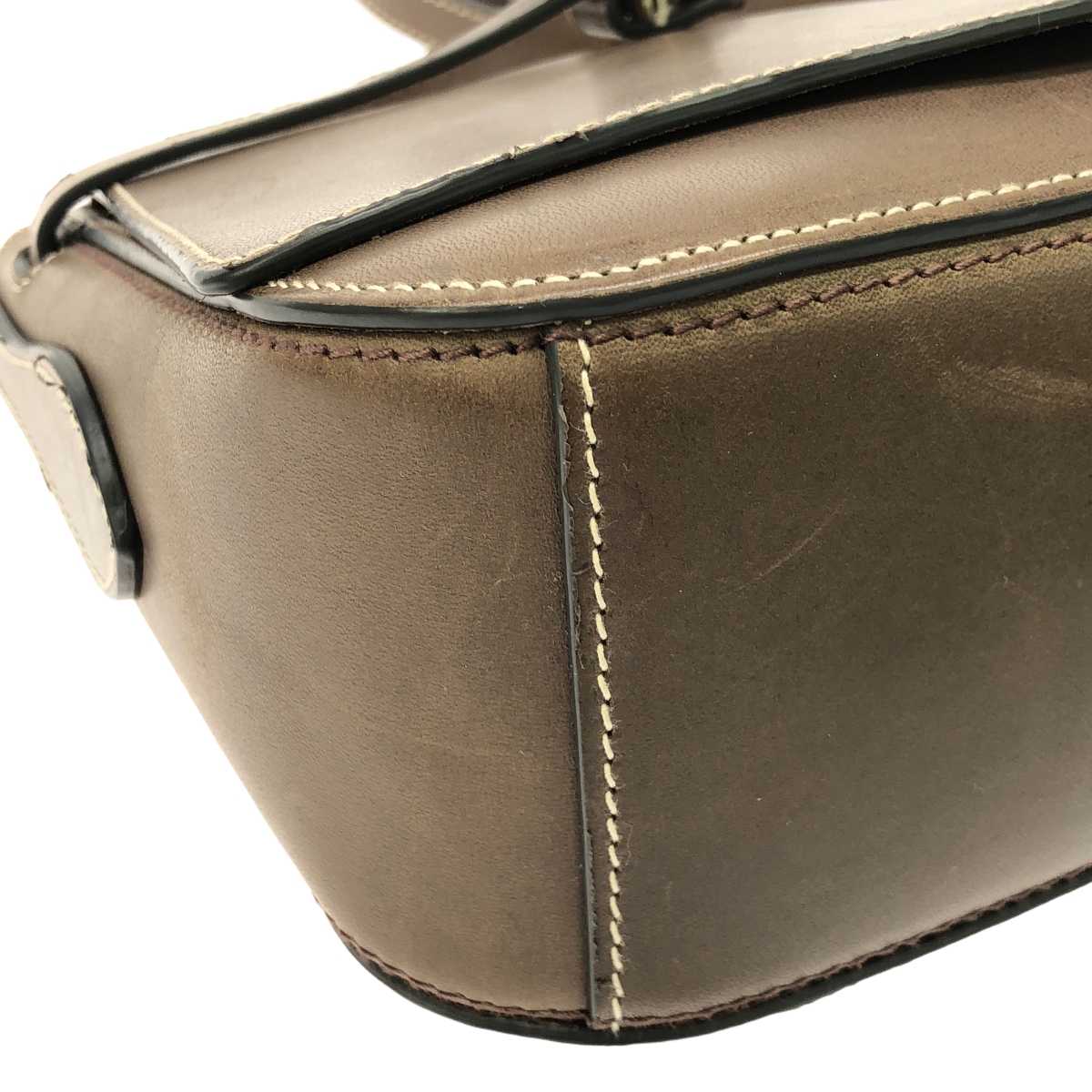 ANYA HINDMARCH / アニヤハインドマーチ RETURN TO NATURE レザー クロスボディバッグ