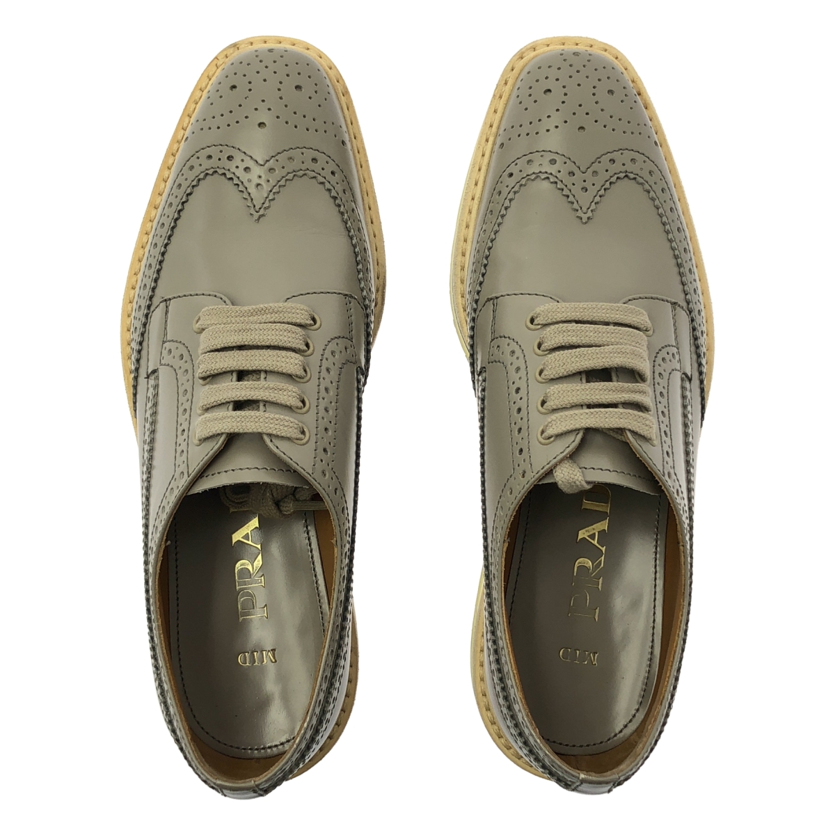 PRADA / プラダ ウィングチップ ドレス シューズ