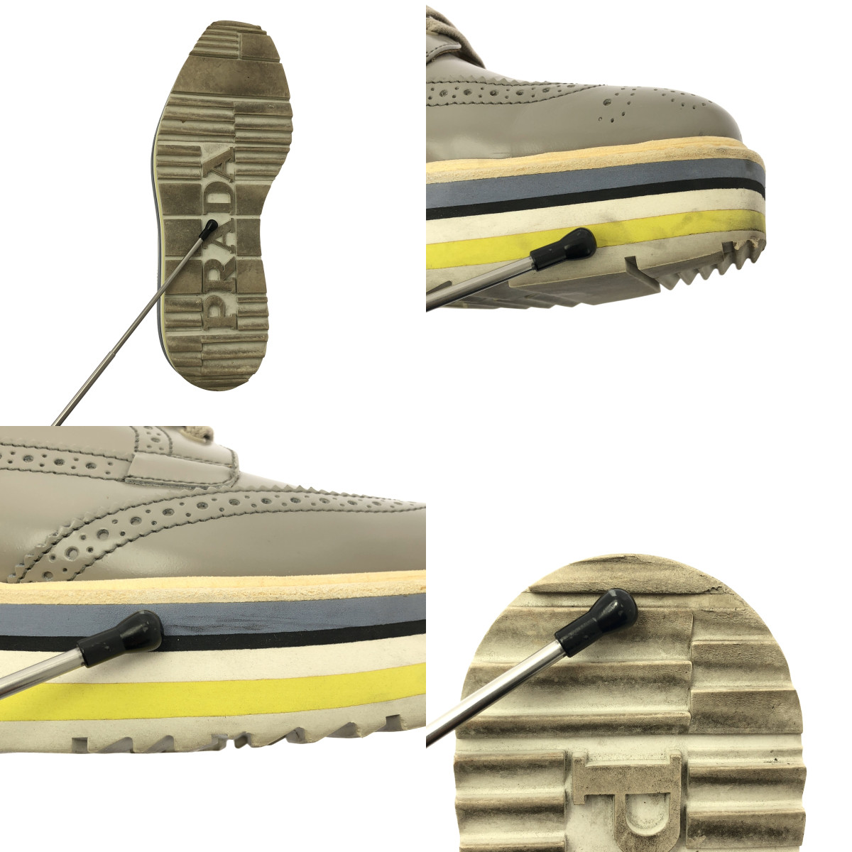 PRADA / プラダ ウィングチップ ドレス シューズ