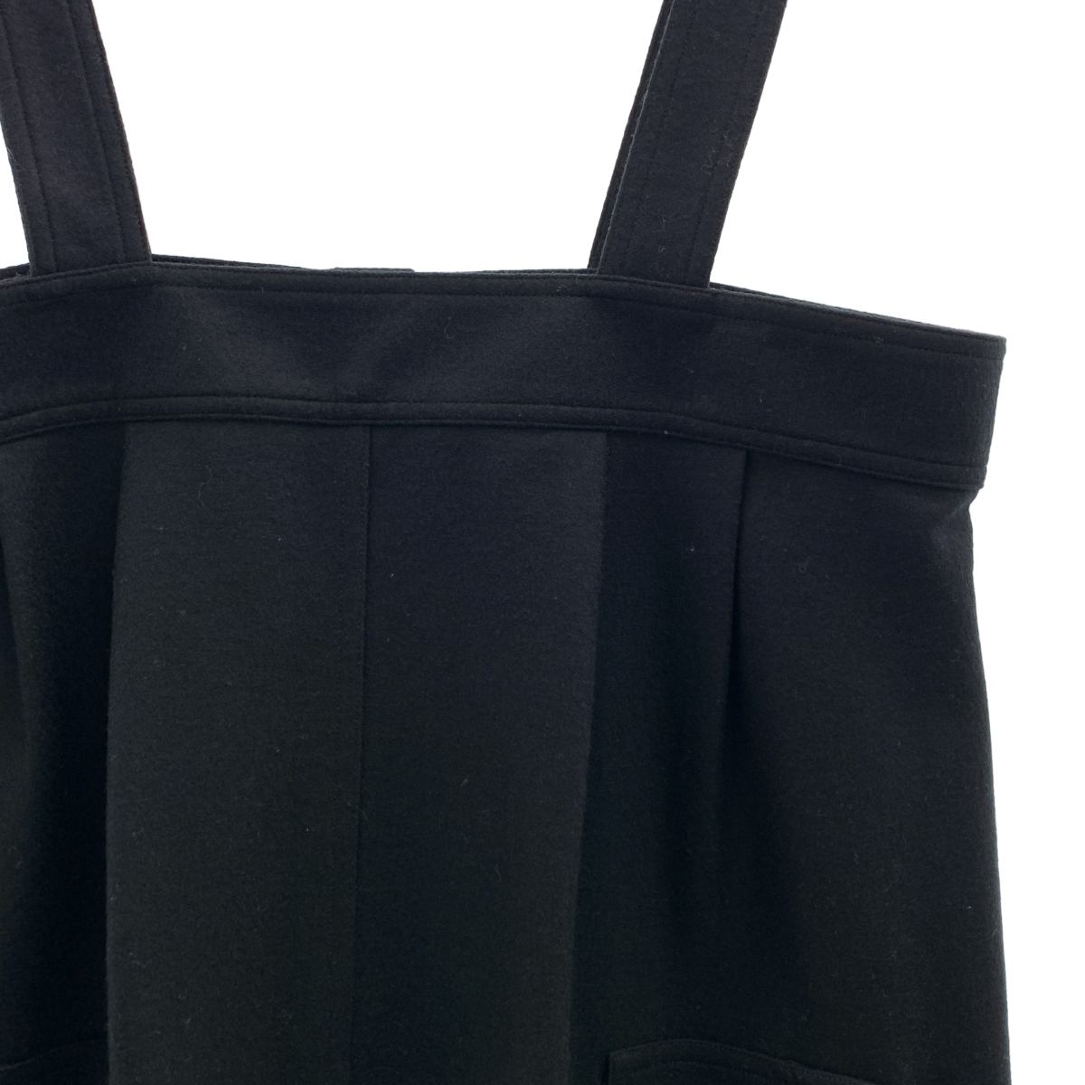 HAVERSACK / ハバーサック ウール サロペット ジャンパースカート ワンピース