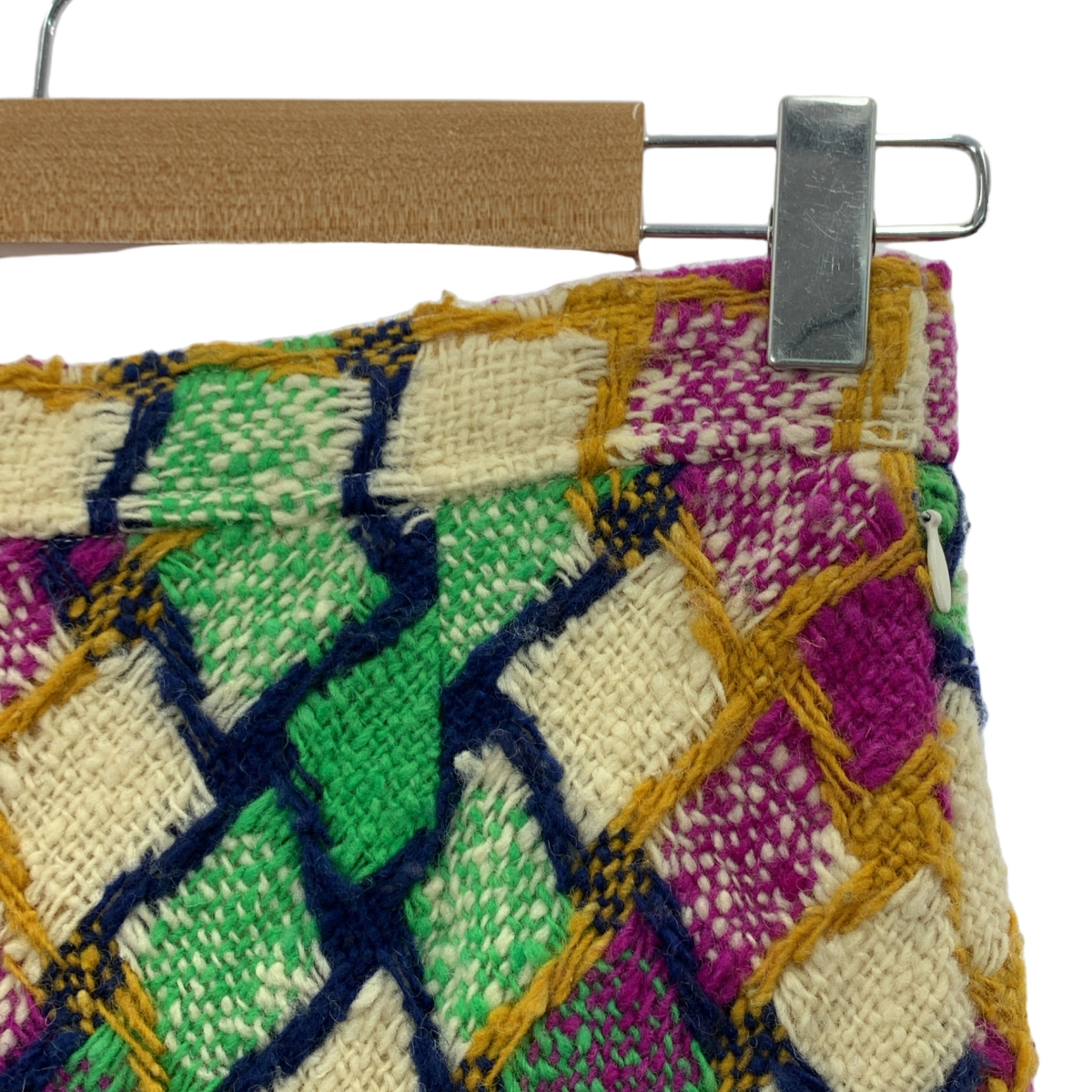 JUNYA WATANABE COMME des GARCONS / ジュンヤワタナベ 推定90-00s PVCライン アーガイル ツイード ロングスカート