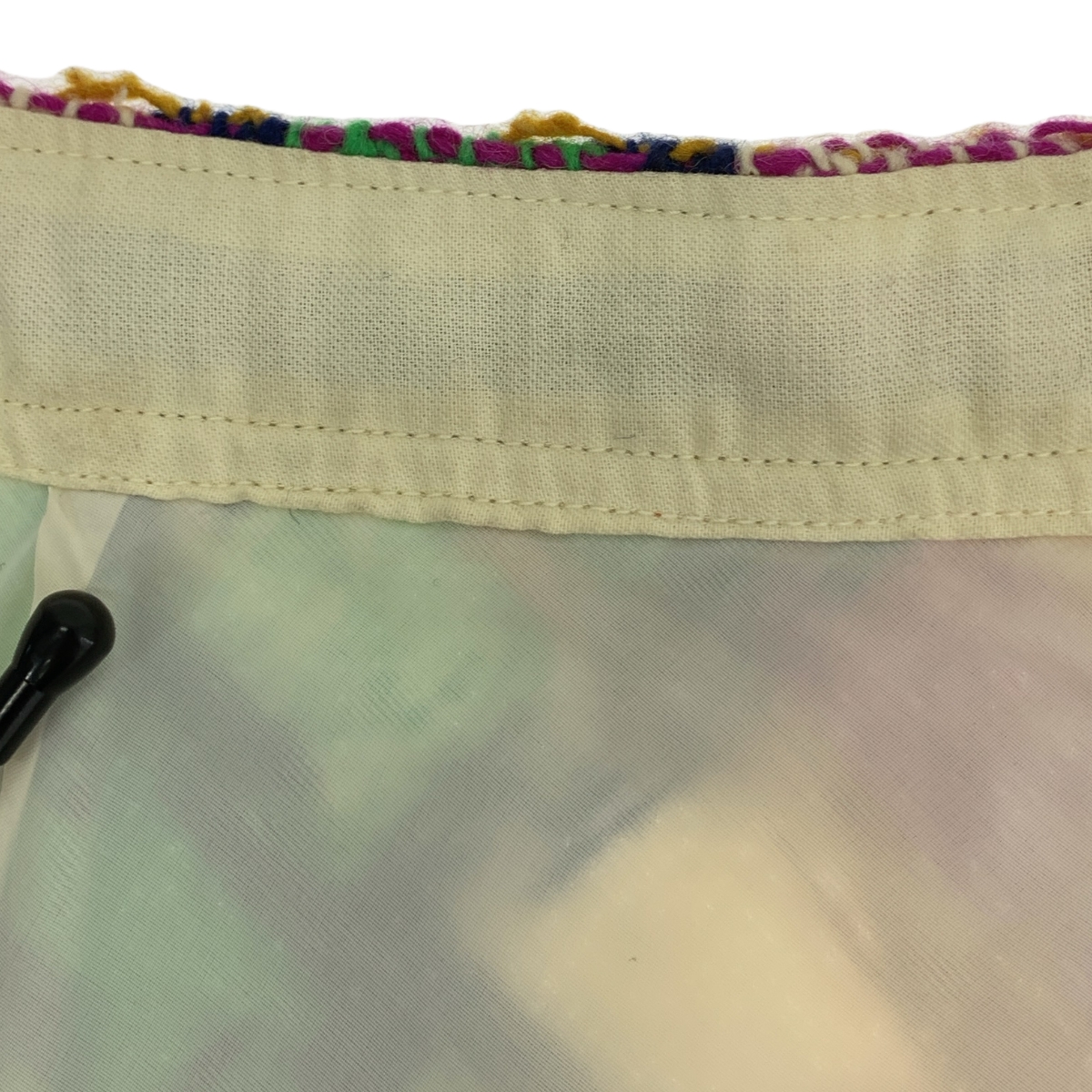 JUNYA WATANABE COMME des GARCONS / ジュンヤワタナベ 推定90-00s PVCライン アーガイル ツイード ロングスカート