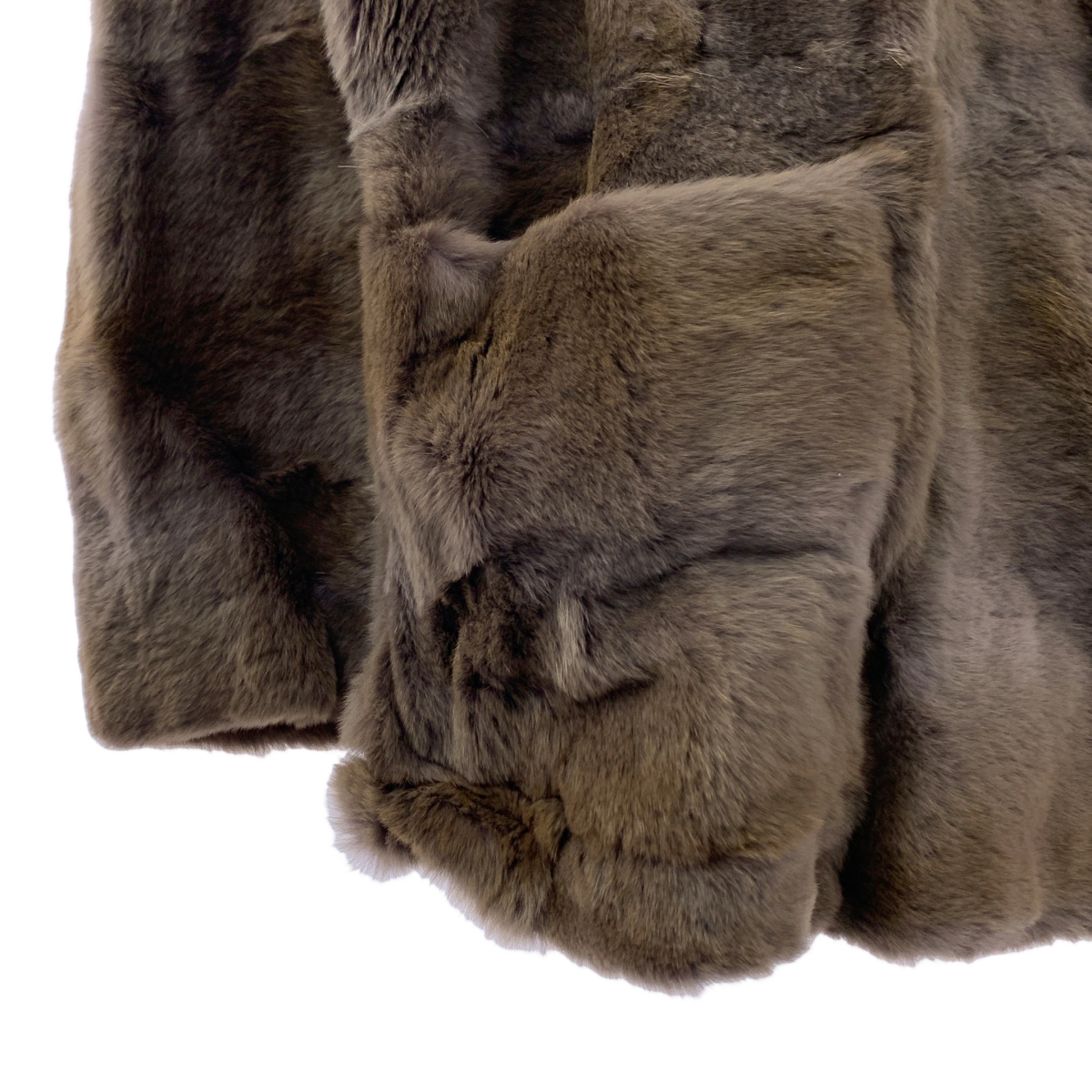 Drawer / ドゥロワー ウィーゼル ラウンドカラー ファージャケット