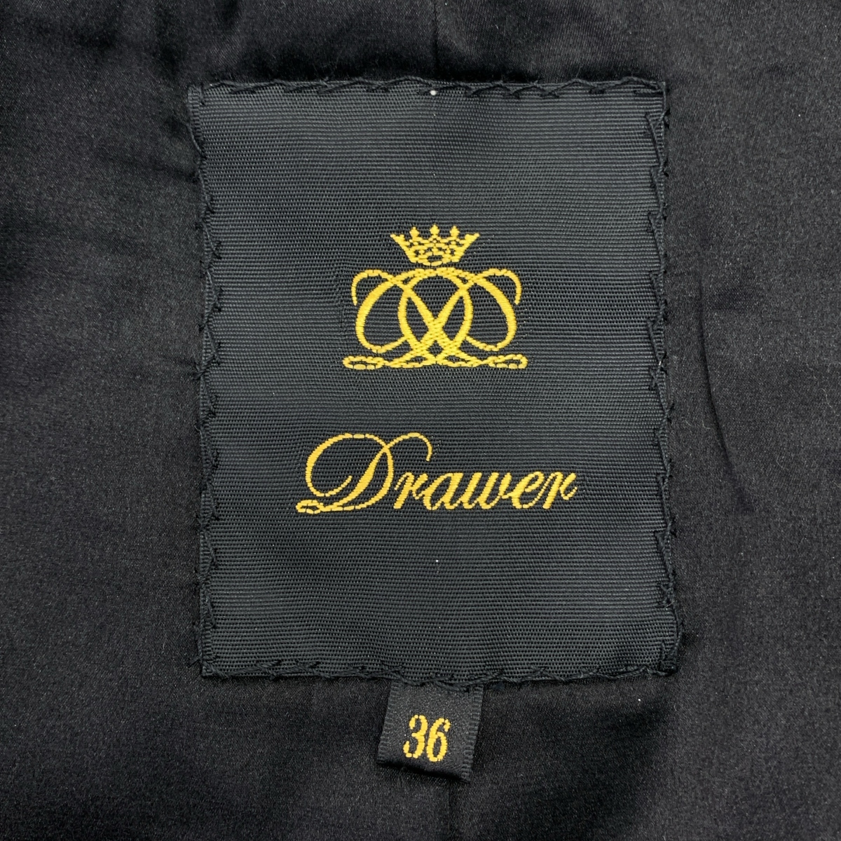 Drawer / ドゥロワー ウィーゼル ラウンドカラー ファージャケット