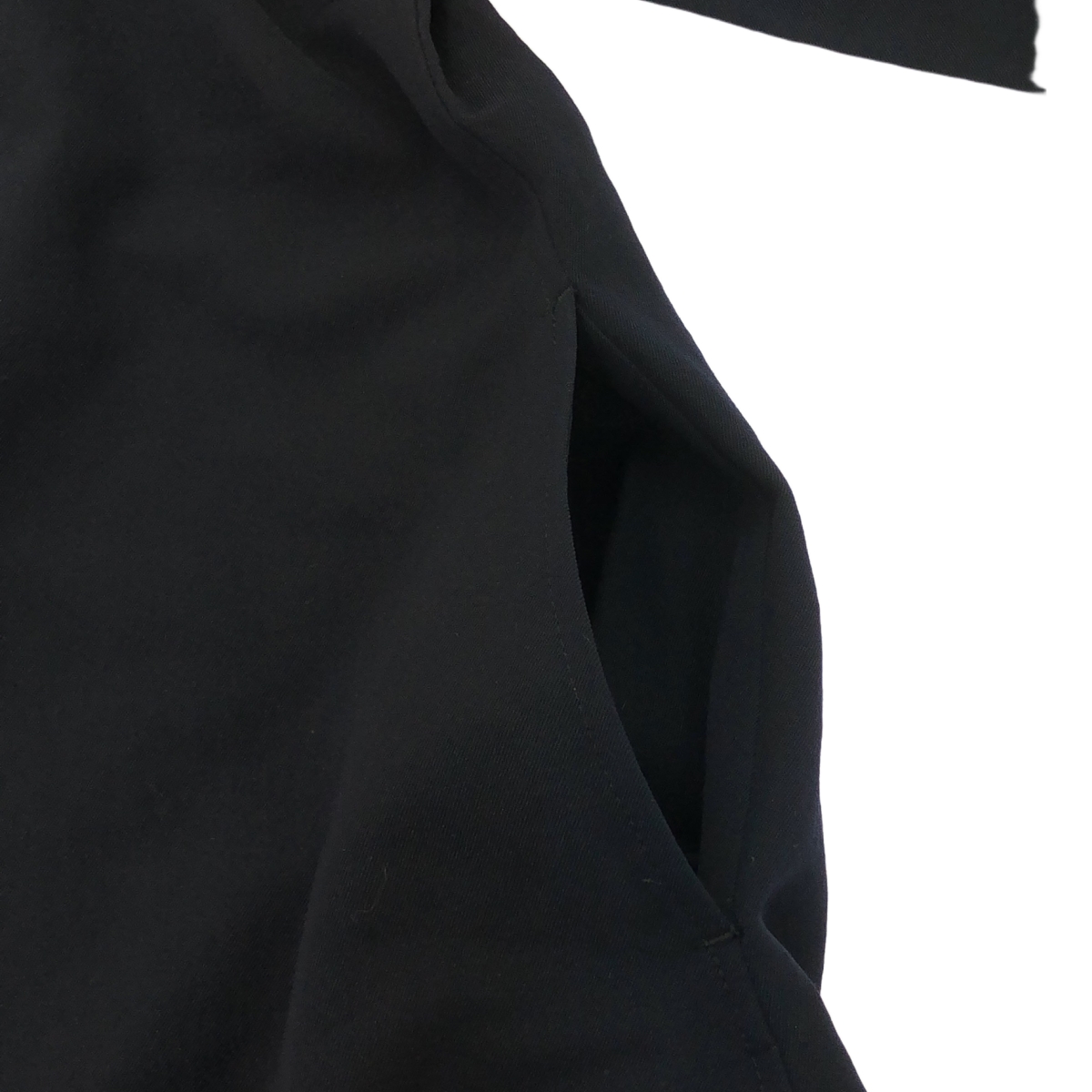 Y's / ワイズヨウジヤマモト ウール ギャバジン ジップ ライダース ワンピース