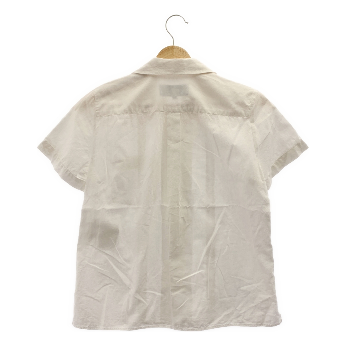 tricot COMME des GARCONS / トリココムデギャルソン コットン リネン ラウンドカラー シャツ