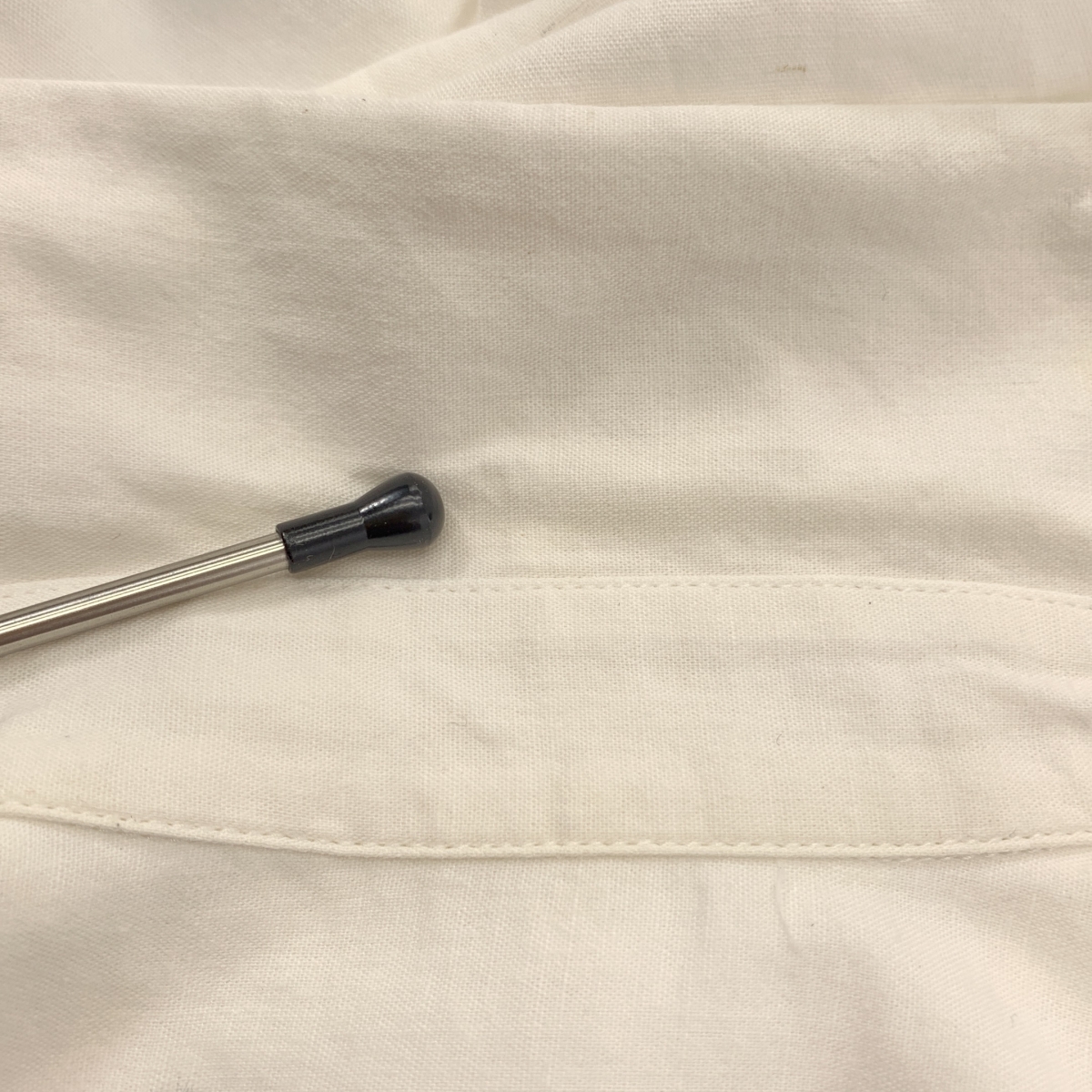 tricot COMME des GARCONS / トリココムデギャルソン コットン リネン ラウンドカラー シャツ