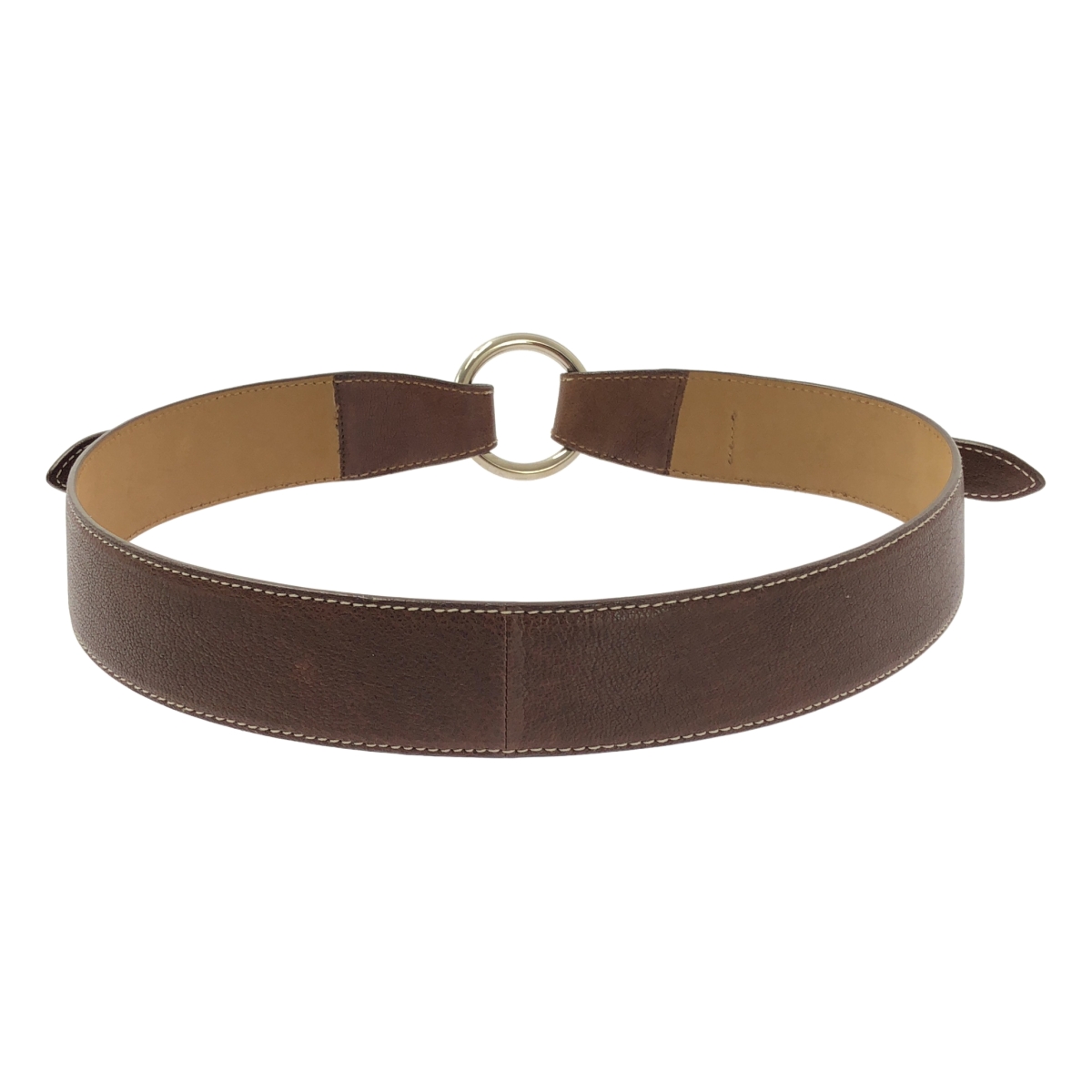 JIL SANDER / ジルサンダー レザー リングバックル ベルト