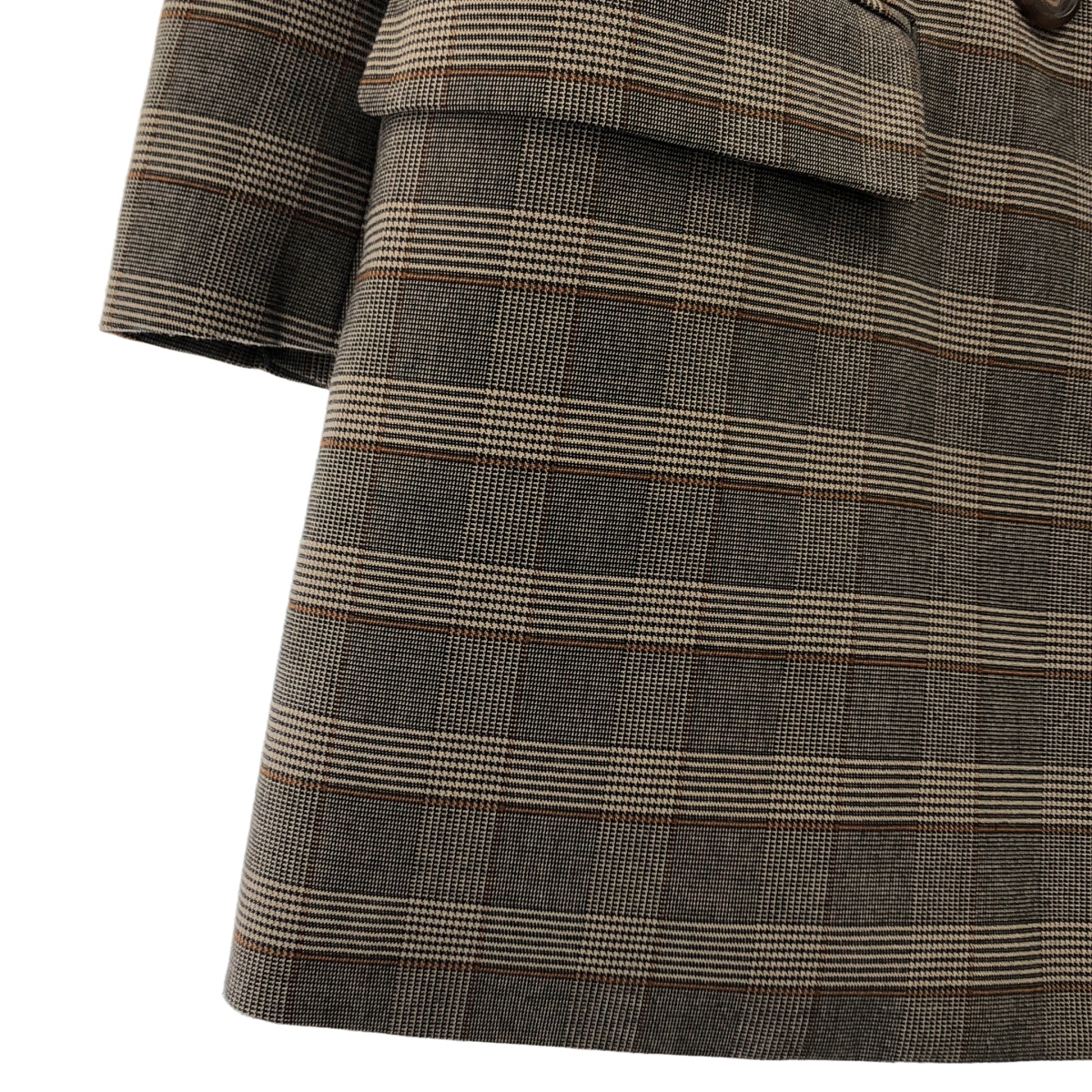 AMERI / アメリ セットアップ / PUFF CHECK JACKET WITH SKIRT チェック ダブル テーラードジャケット / スカート