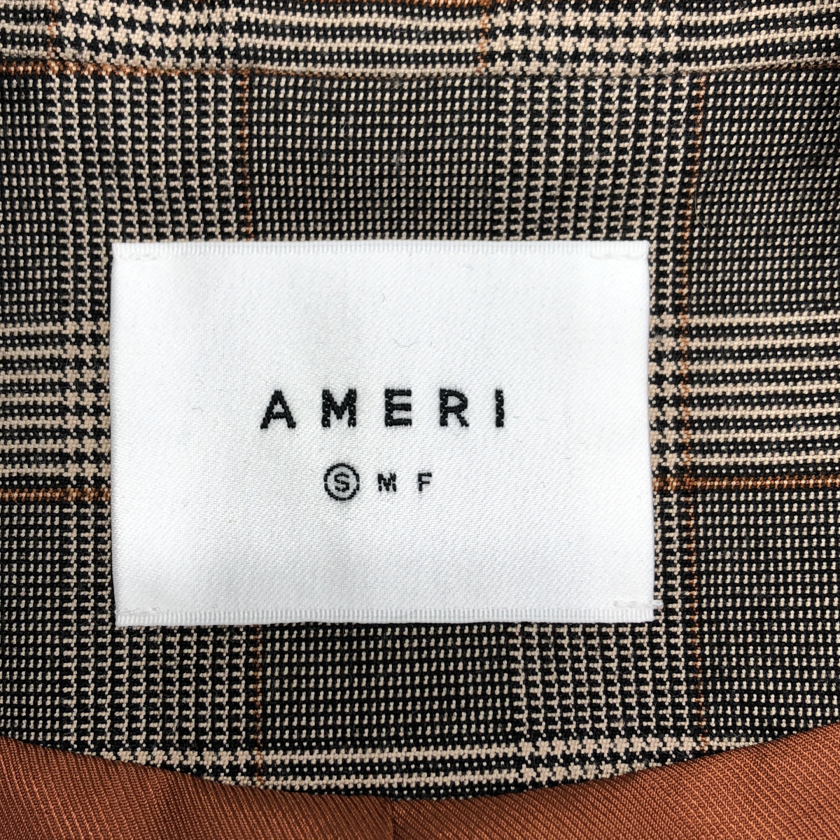 AMERI / アメリ セットアップ / PUFF CHECK JACKET WITH SKIRT チェック ダブル テーラードジャケット / スカート
