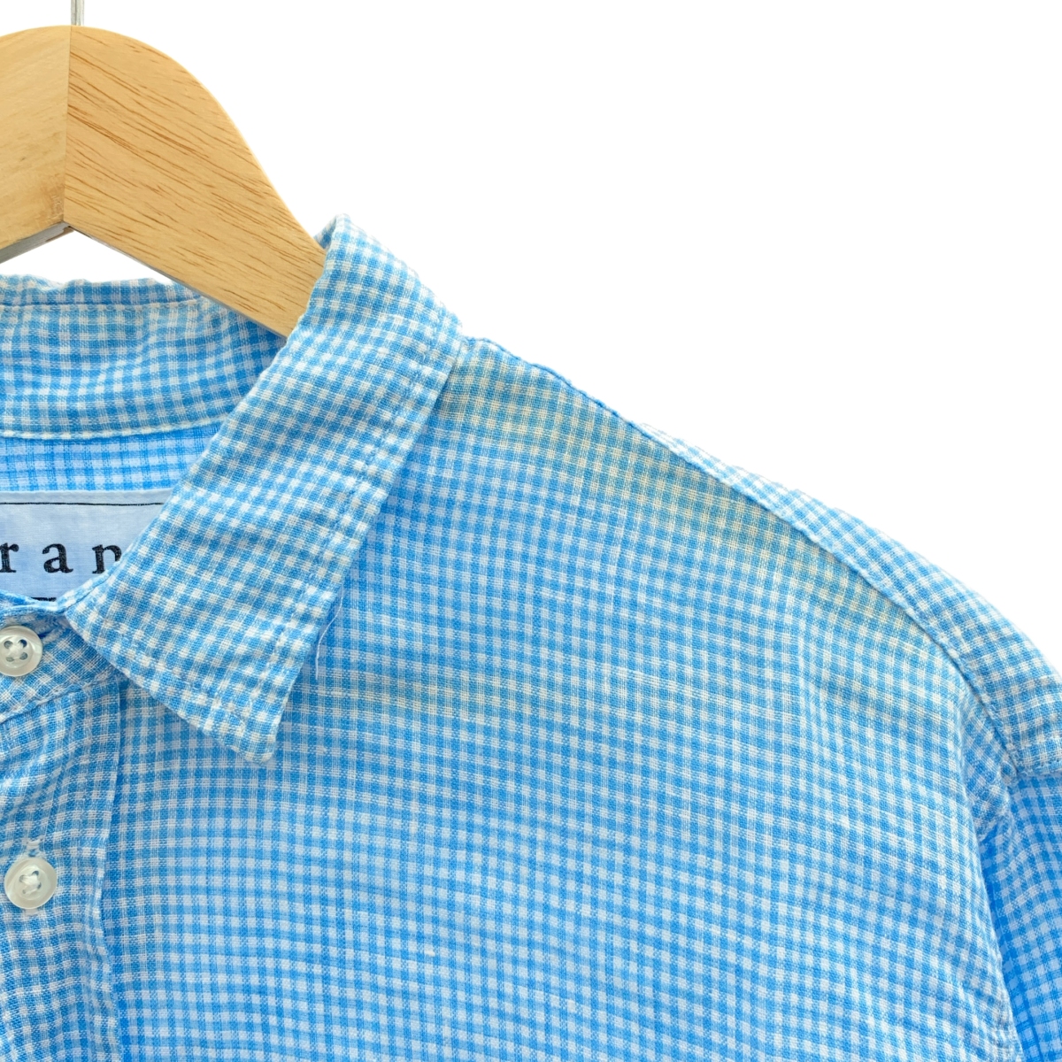 Frank&Eileen / フランクアンドアイリーン PAUL リネン ギンガムチェックシャツ