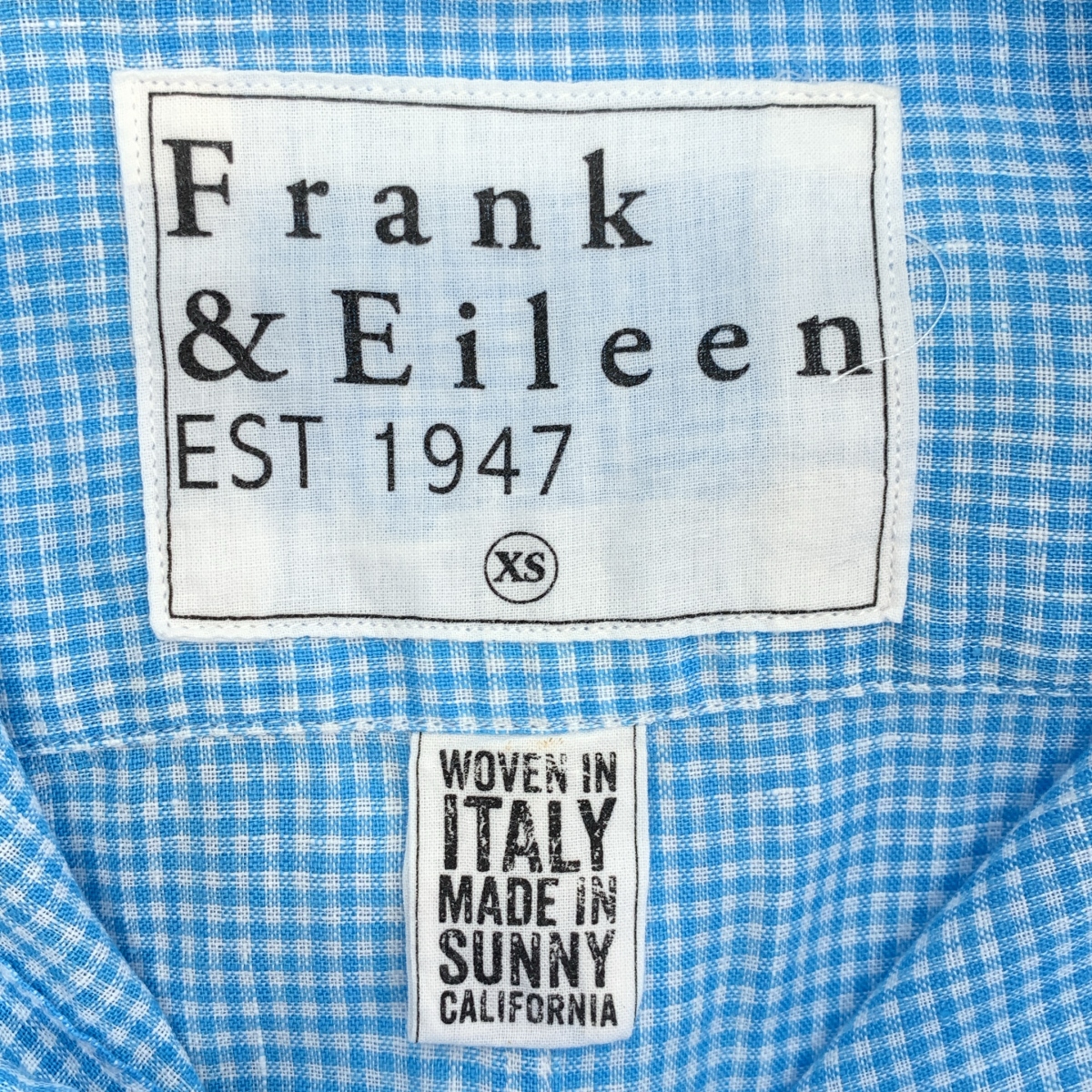 Frank&Eileen / フランクアンドアイリーン PAUL リネン ギンガムチェックシャツ