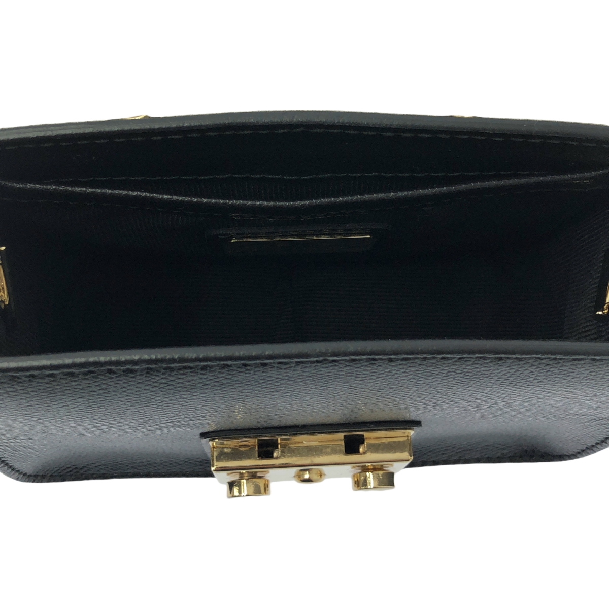 FURLA / フルラ メトロポリス カスタム チェーン レザー ショルダーバッグ