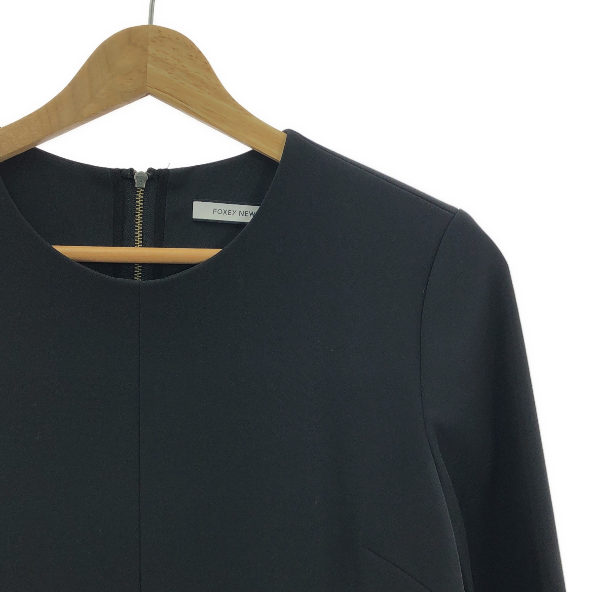 FOXEY NEW YORK / フォクシーニューヨーク クルーネック ポリエステル ワンピース