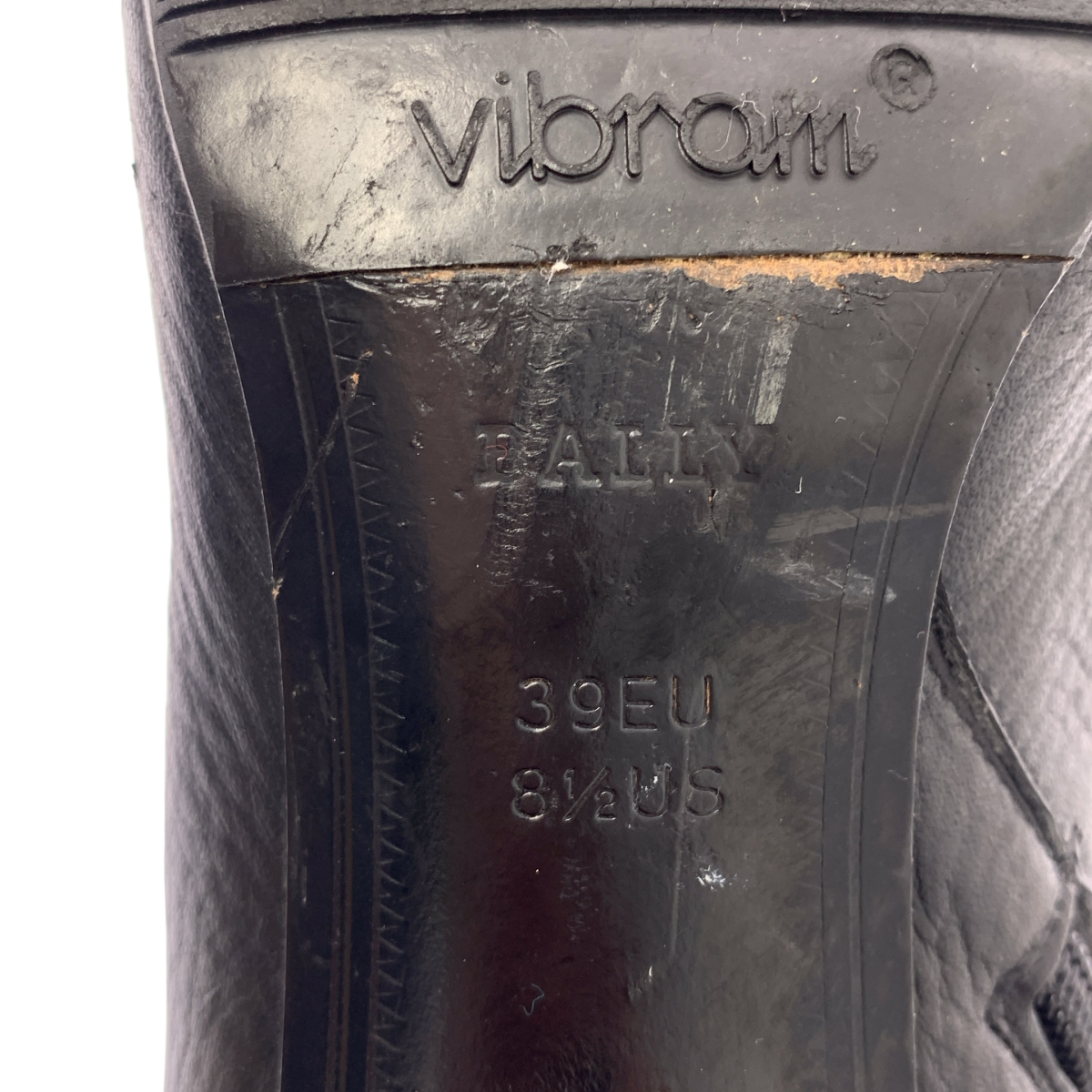 BALLY / バリー レザー ロゴサイドジップ ショートブーツ ブーティ