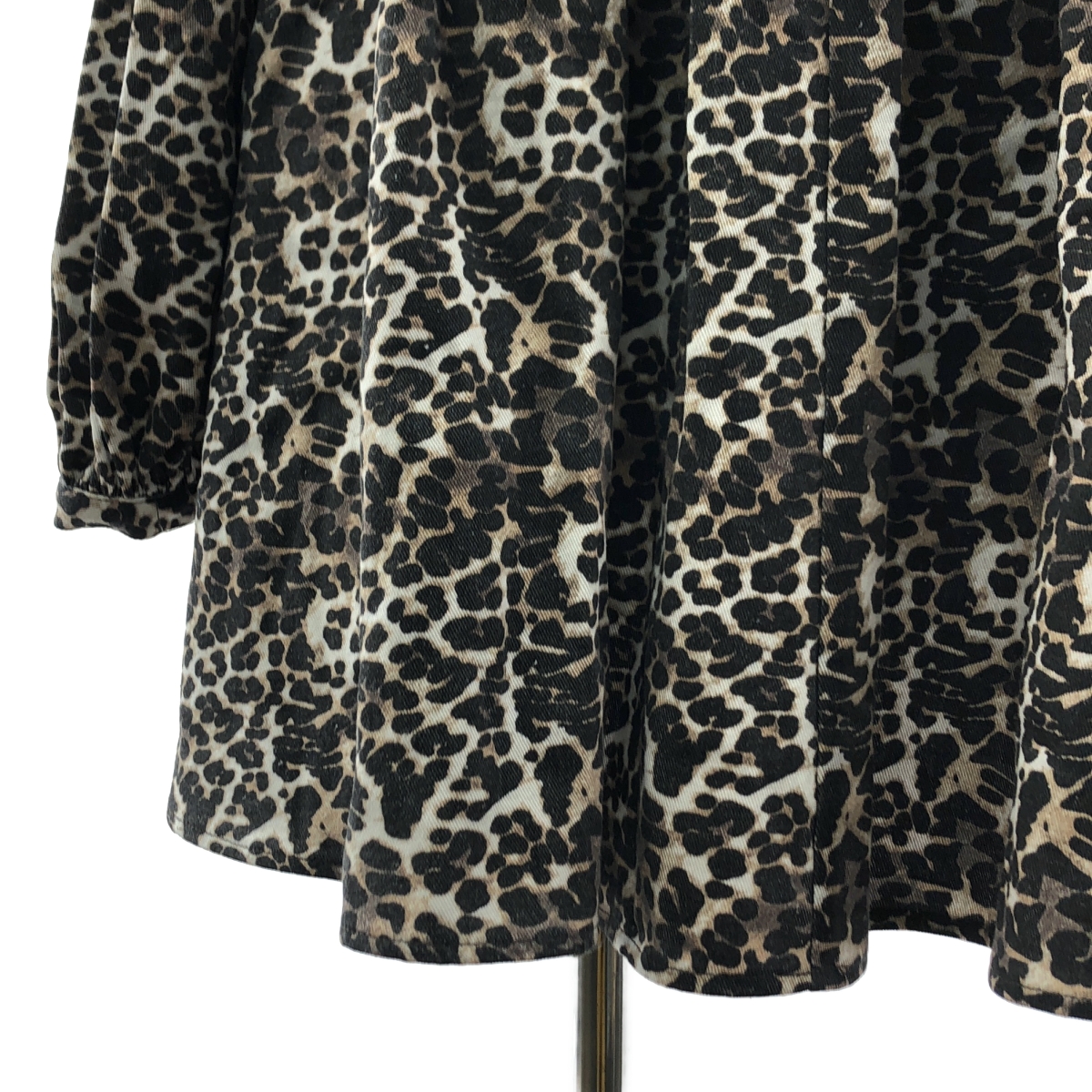 その他 CAITLYN MINI DRESS コットン レオパード ワンピース