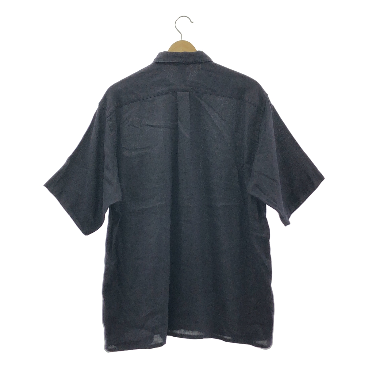 COMOLI / コモリ リネンツイル オープンカラー シャツ